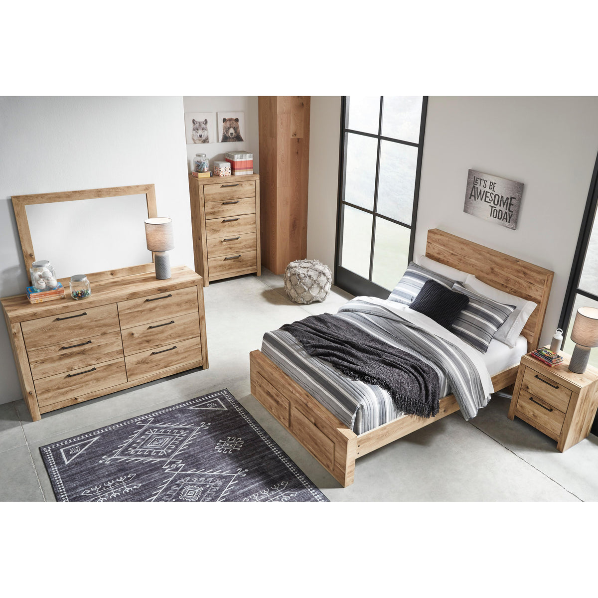 Signature Design by Ashley Hyanna Full Panel Bed with Storage B100-12/B1050-84SCI/B1050-87CI/B1050-89CI IMAGE 6