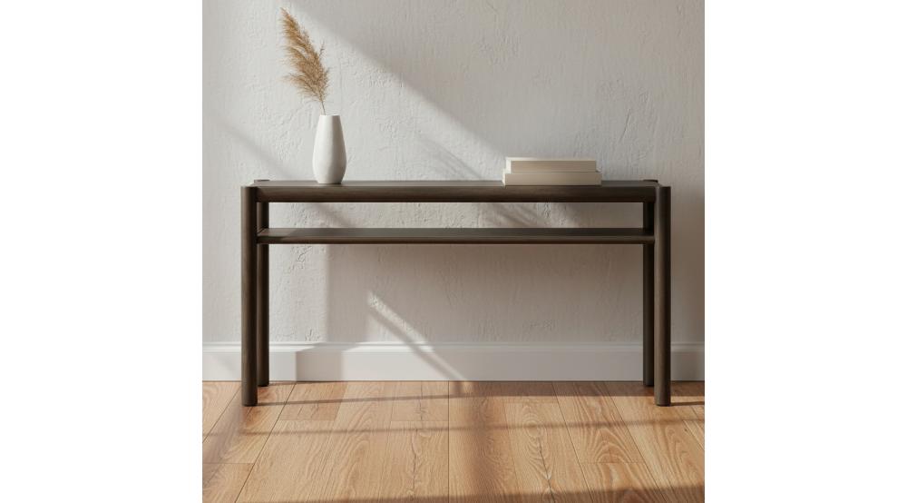 Advik Console Table, 63" in Mocha