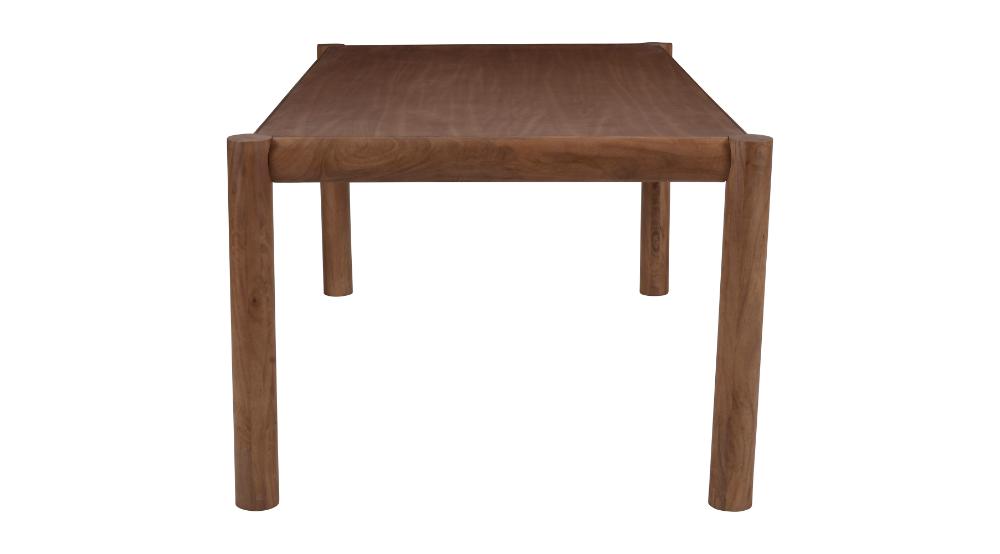 Advik and Caden 7pc Dining Set - Walnut Table and Moss Chairs