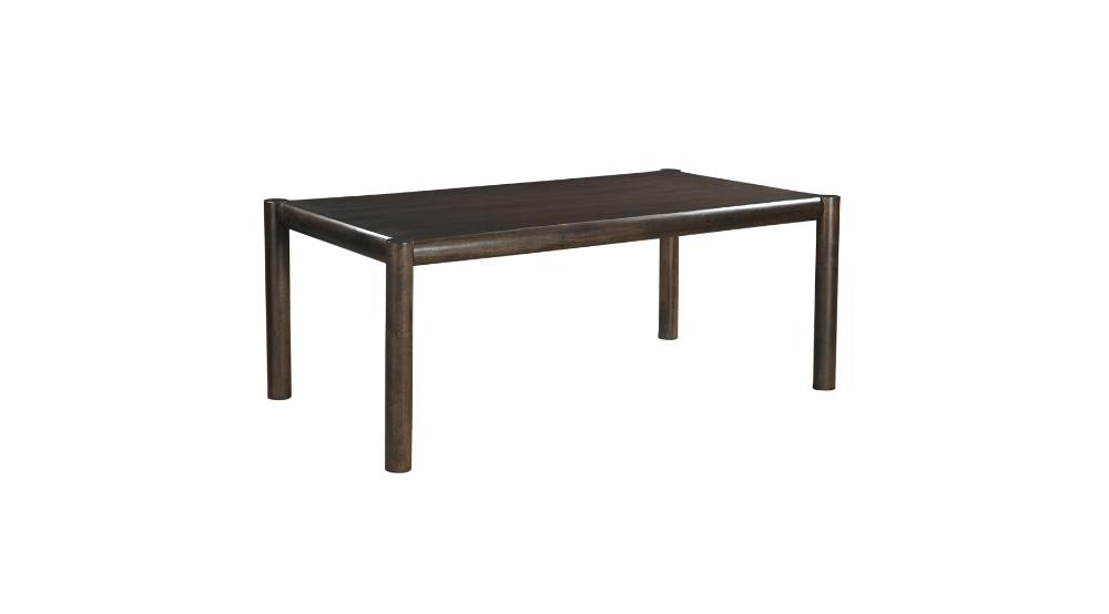 Advik and Celest 7pc Dining Set - Mocha Table and Brown and Dark Walnut Chairs
