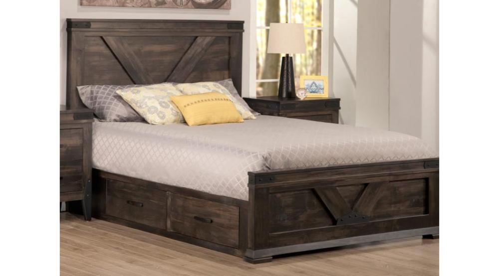 Chattanooga Storage Bed With Low Footboard