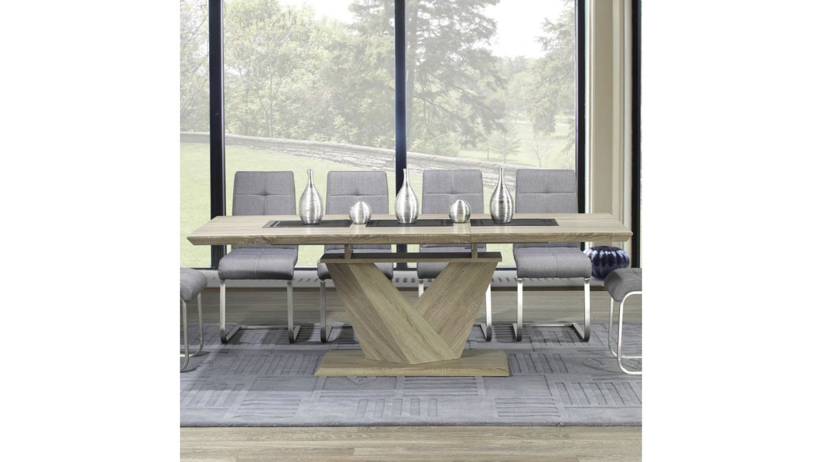 WORLDWIDE HOME FURNISHINGS ECLIPSE DINING TABLE