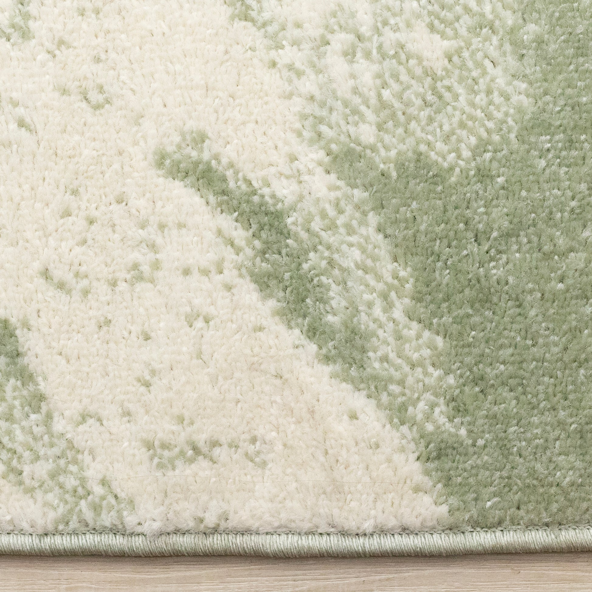 Eclipse Green Cream Floral Rug