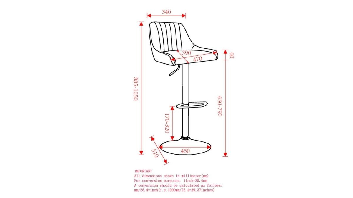 KRON COUNTER STOOL (SET OF 2)