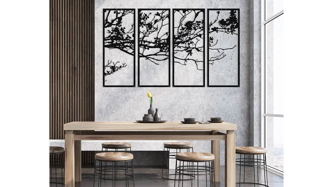 Rise Of Nature Metal Wall Art