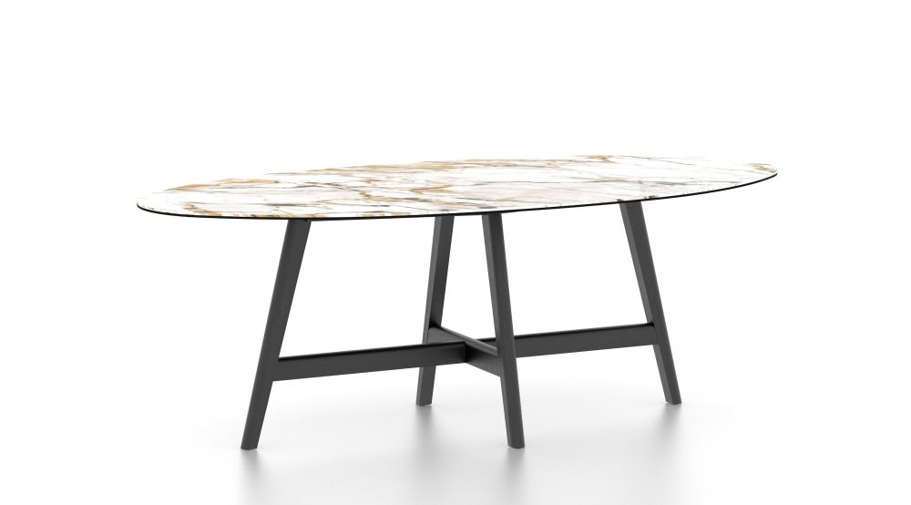 Oval Porcelain Table – Base DV