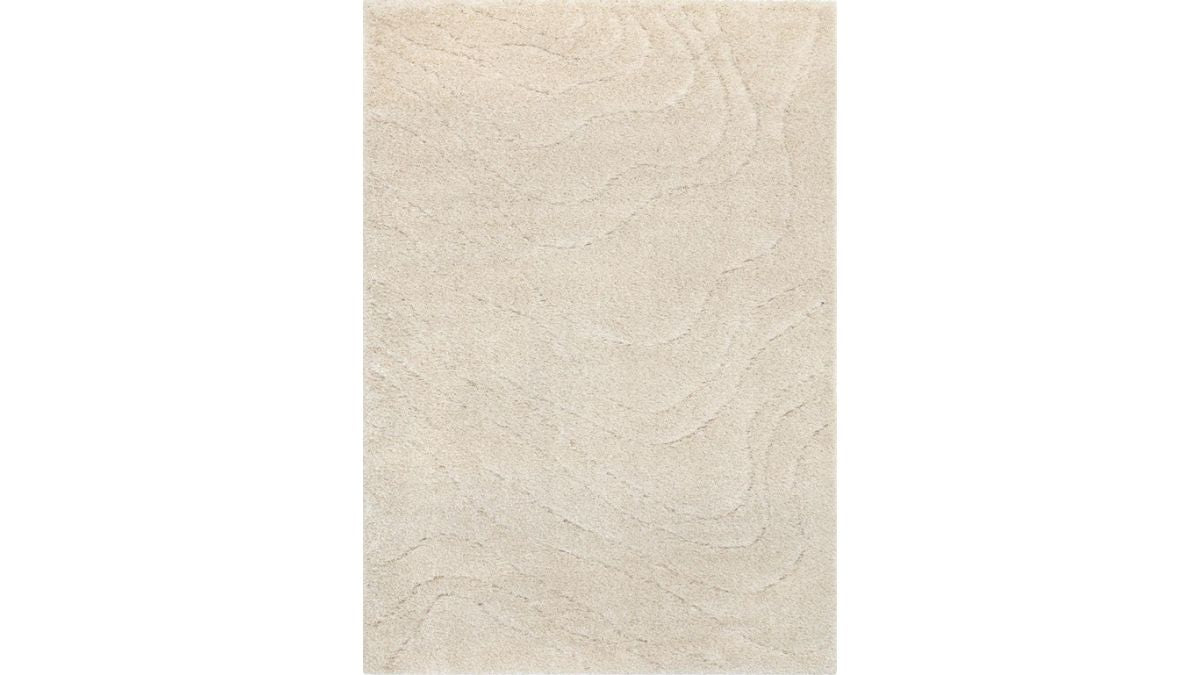 Roman Cream Soft Touch Wood Grain Rug
