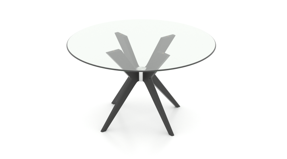 Round Glass Table – Base DP