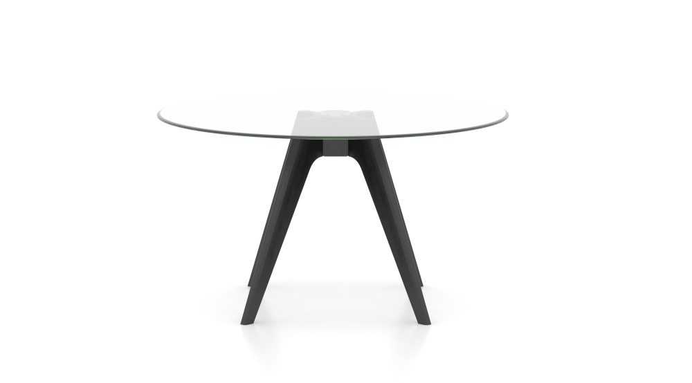 Round Glass Table – Base DQ