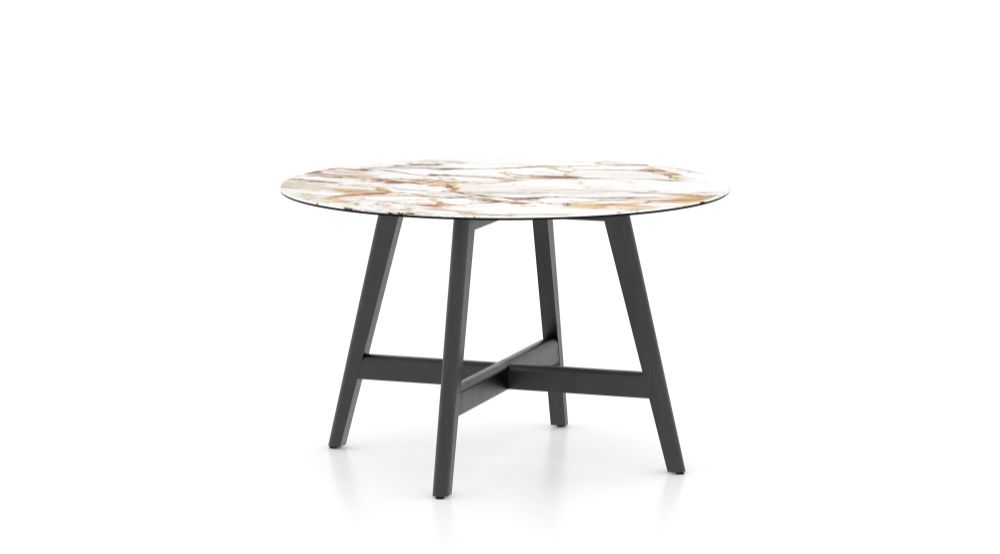 Round Porcelain Table – Base DV