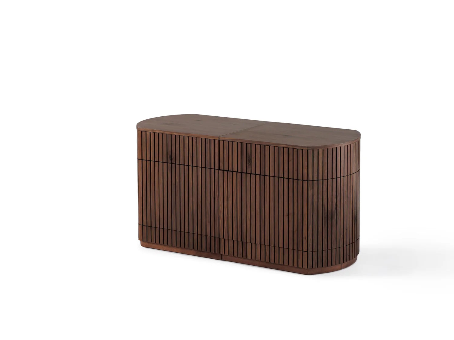 Transformer Round Sideboard - Panel Storage