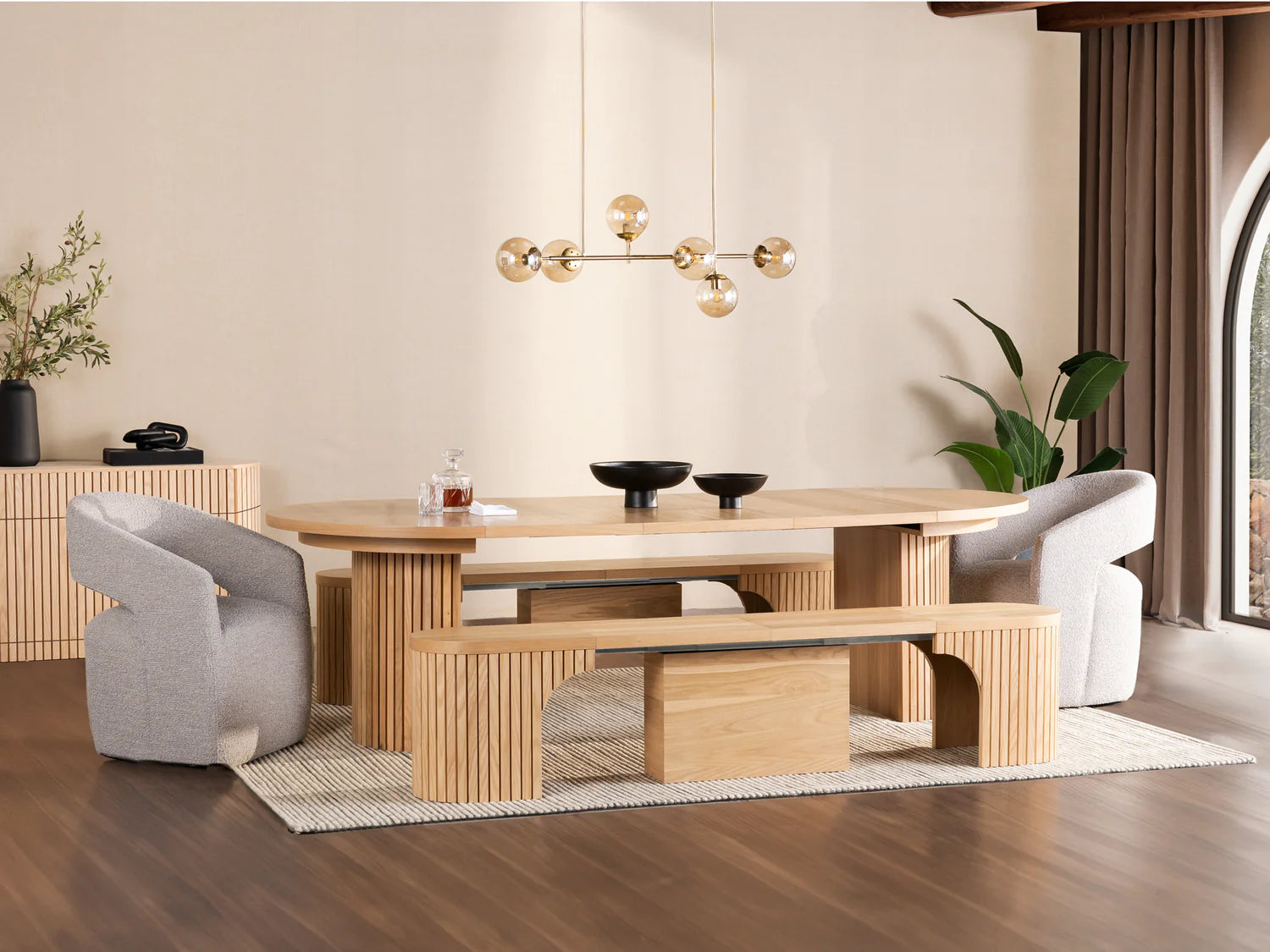Transformer Round Bench