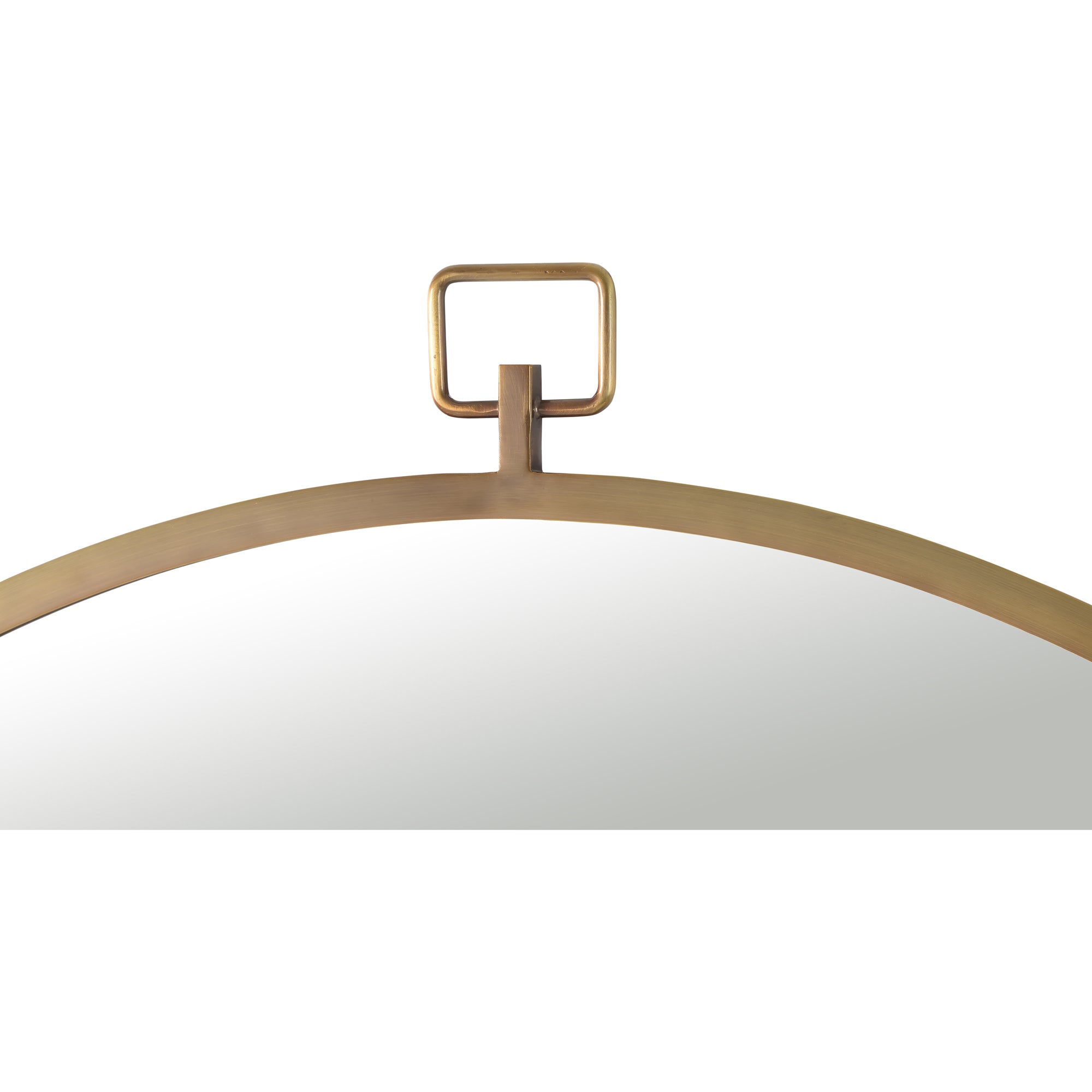 Azam 34" Tall Round Wall Mirror, Yellow - Detail Image - MT2356