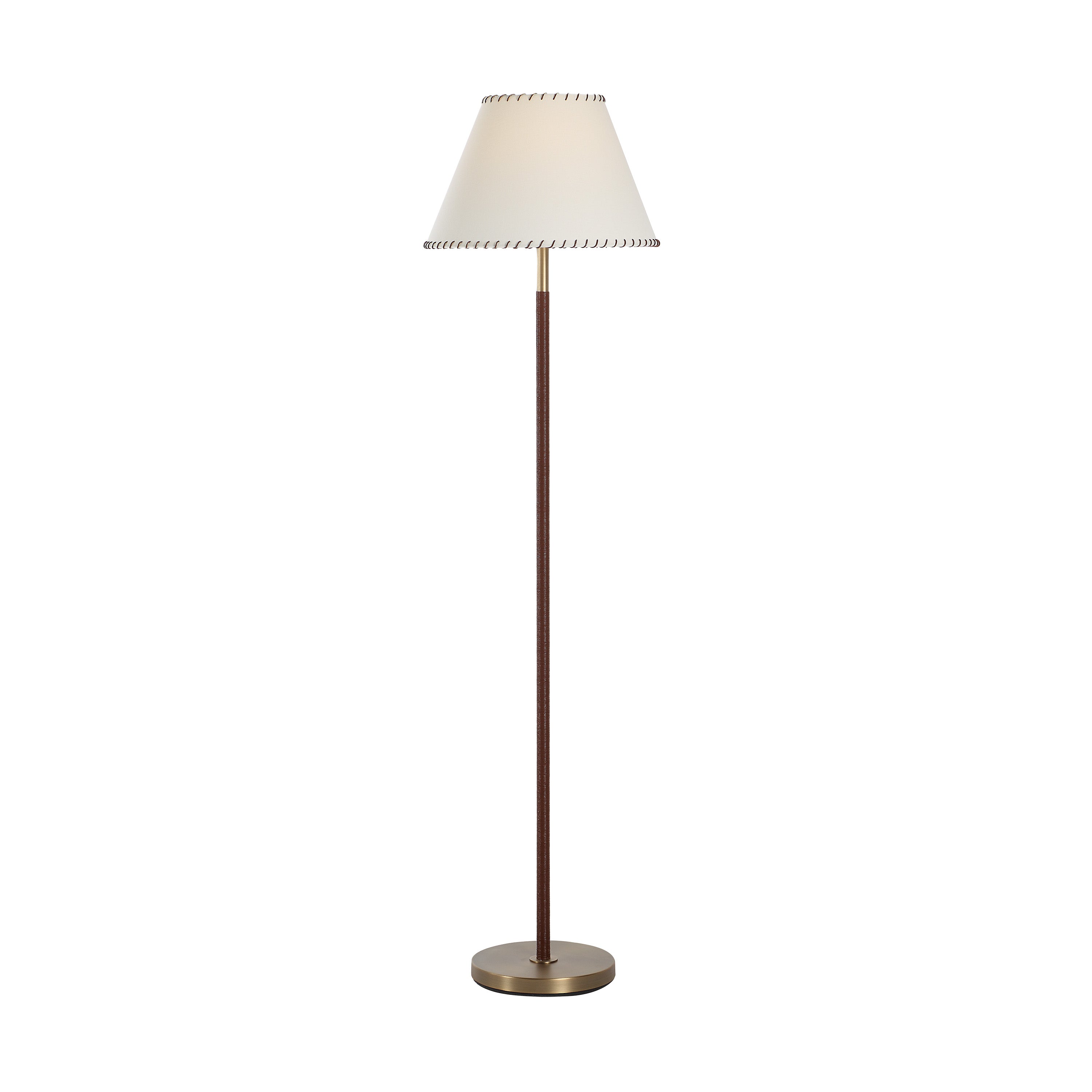 Elea 61.0" Height Floor Lamps, Dark Antique Brushed Brass - Additional Image 2 - LPF3184