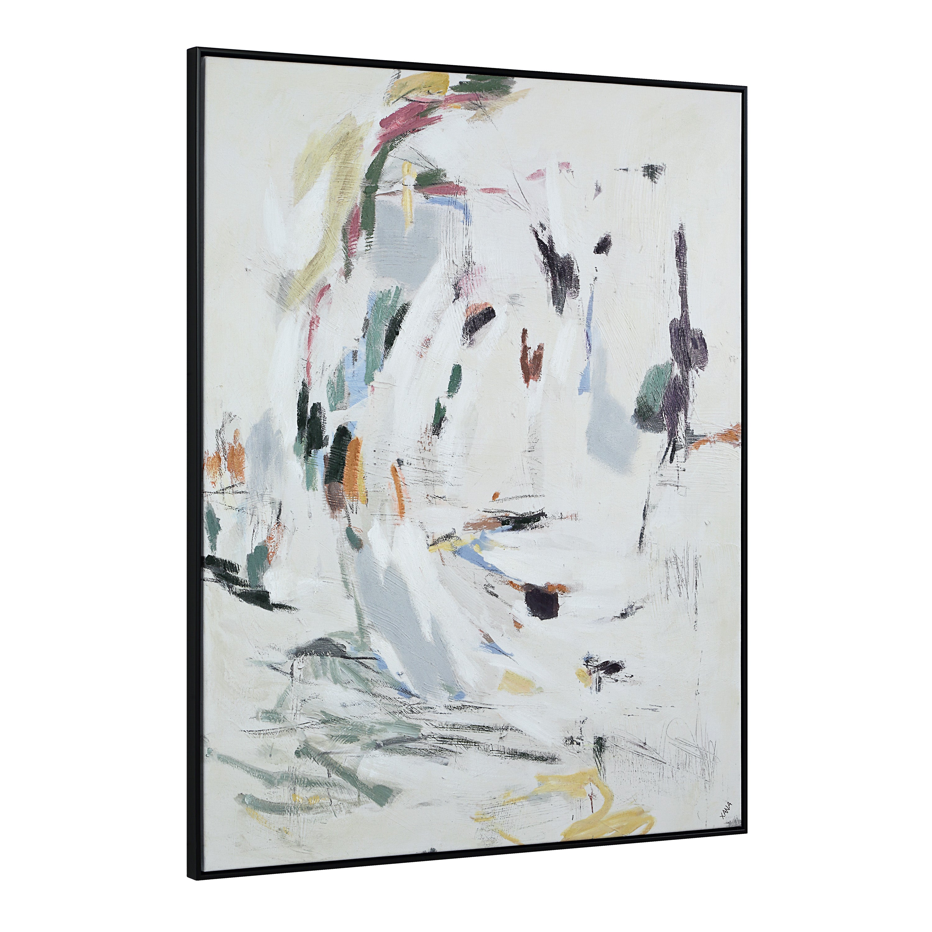 Cinta 50" H x 40" W Canvas Art, Grey - Angle Image - OL2212