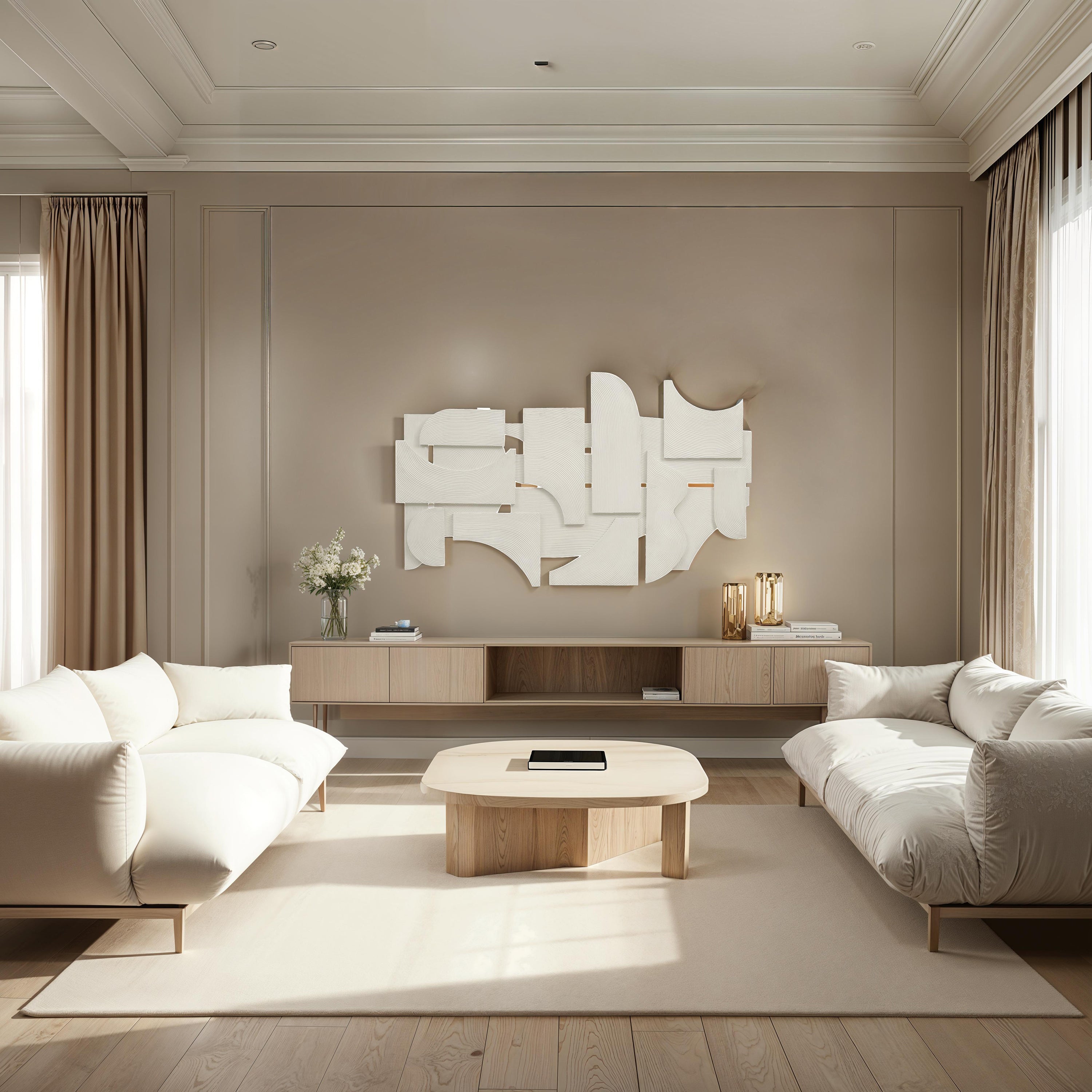 Morpho 56.0" Wide Wall Decor, Printed Artwork - Lifestyle Image - W6778