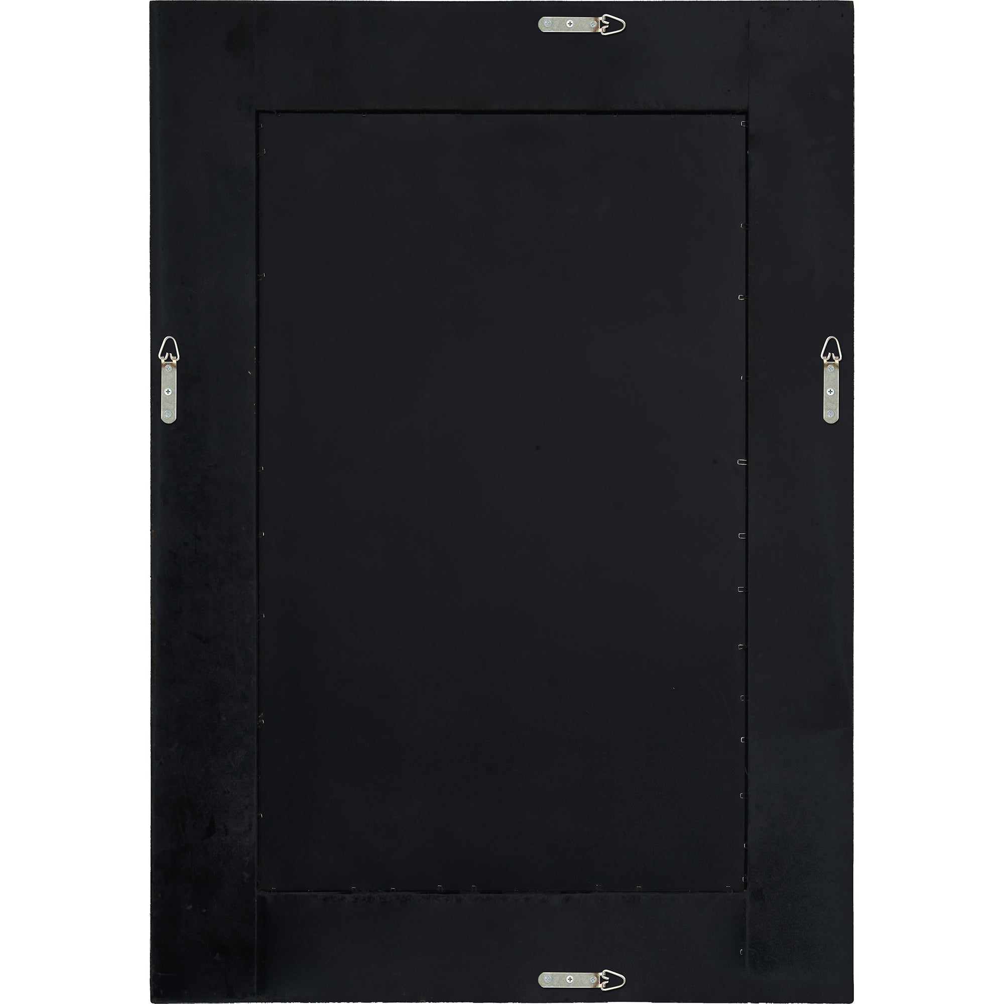 Madden 42" Tall Rectangle Wall Mirror, Brown - Backing Image - MT2201
