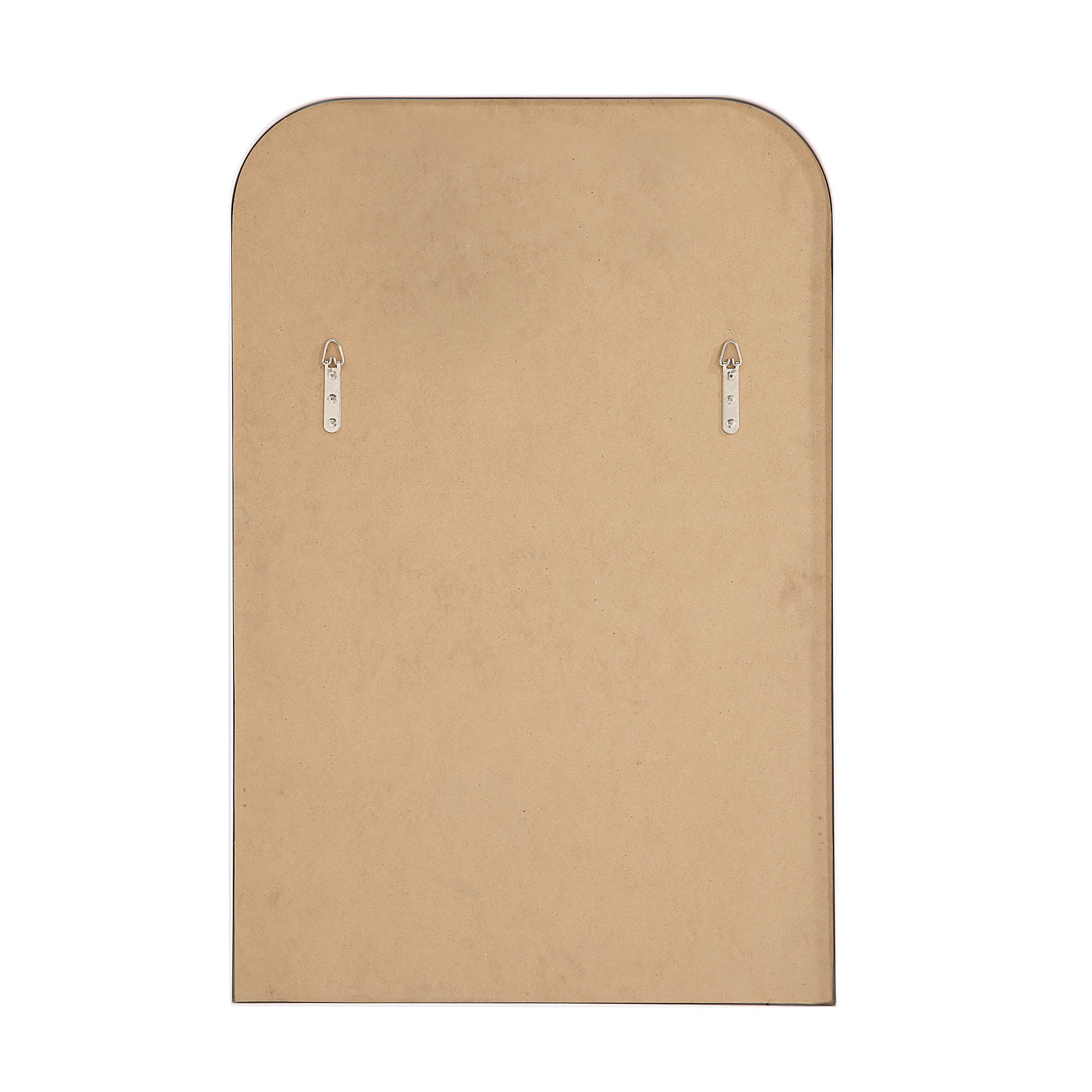 Colima 36" Tall Arch Wall Mirror, White - Backing Image - MT2554
