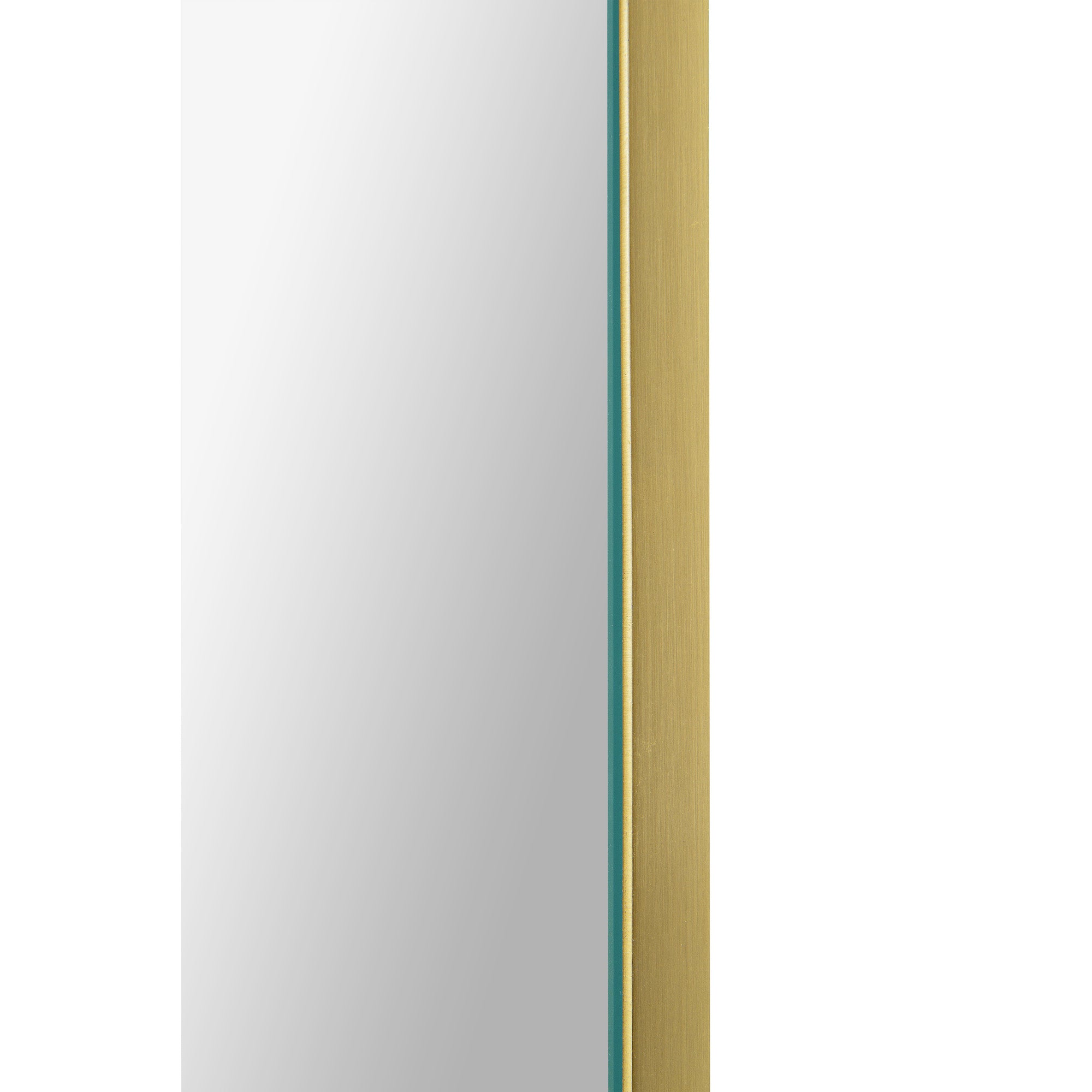 Beckah 40" Tall Oval Wall Mirror, Yellow - Additional Image 2 - MT2526