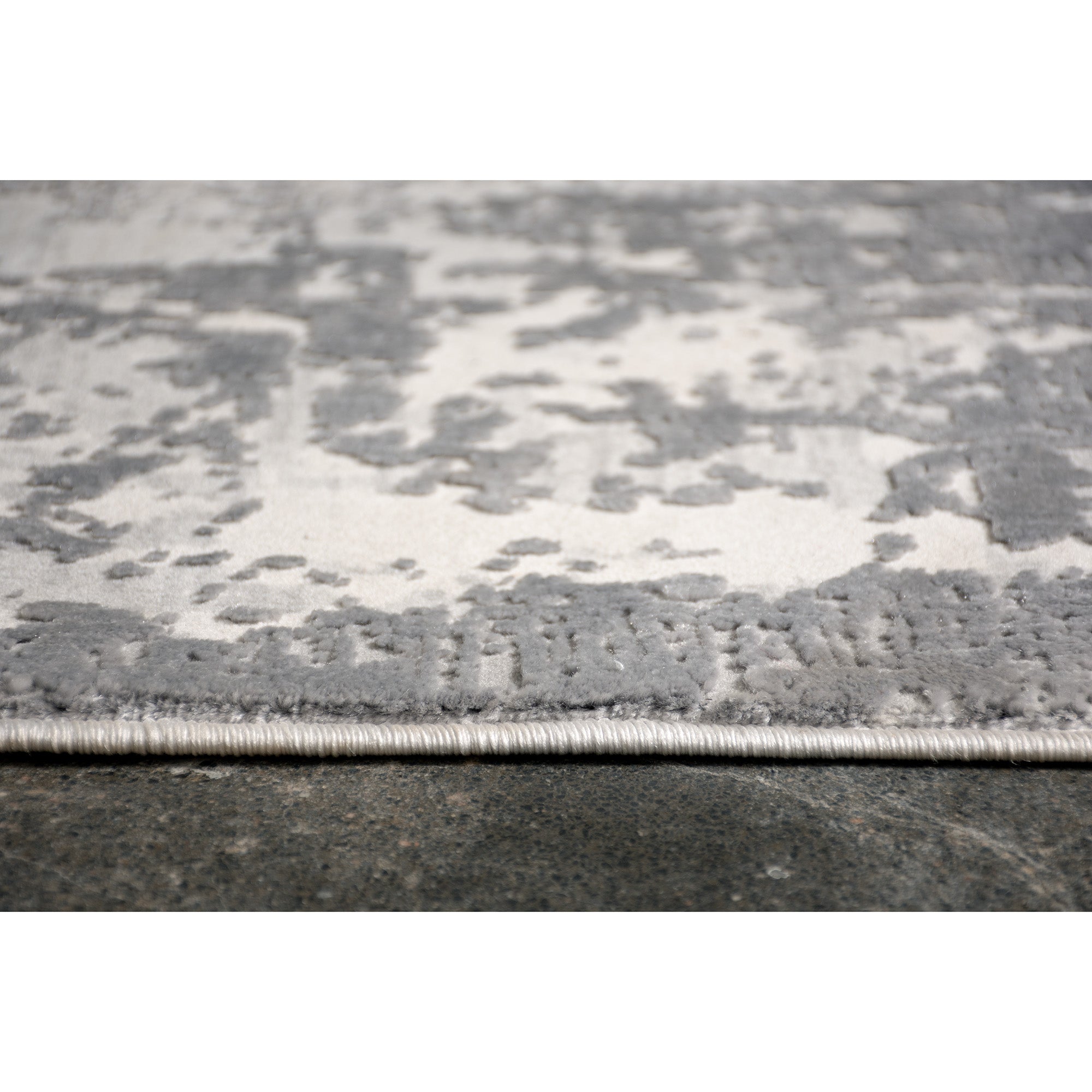 Ariella 7'10 x 10'2 Power loomed Indoor Rug, Grey - Additional Image 2 - RARI-17276-810