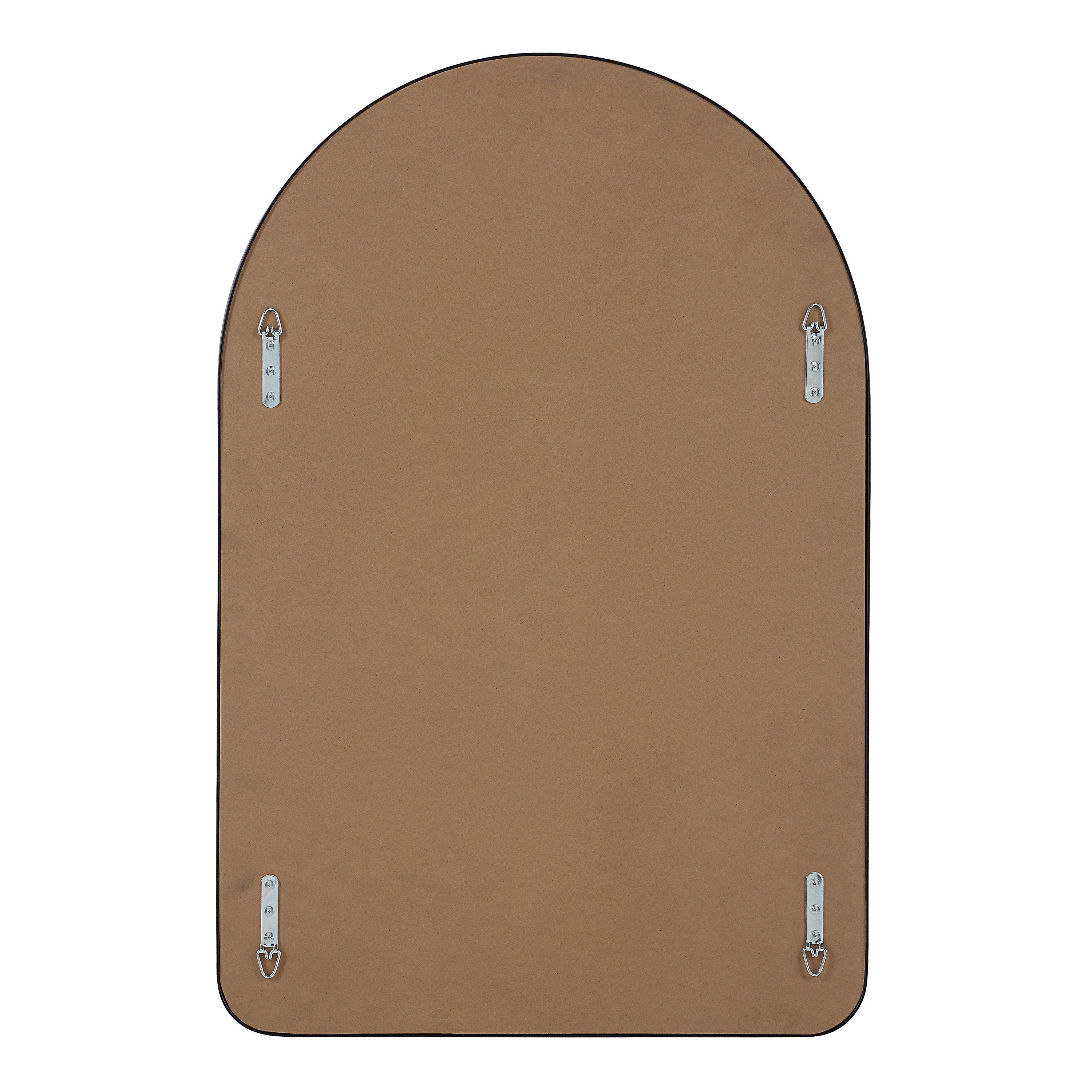 Cascais 36" H x 24" W Wall Mirror, Black - Backing Image - MT2726
