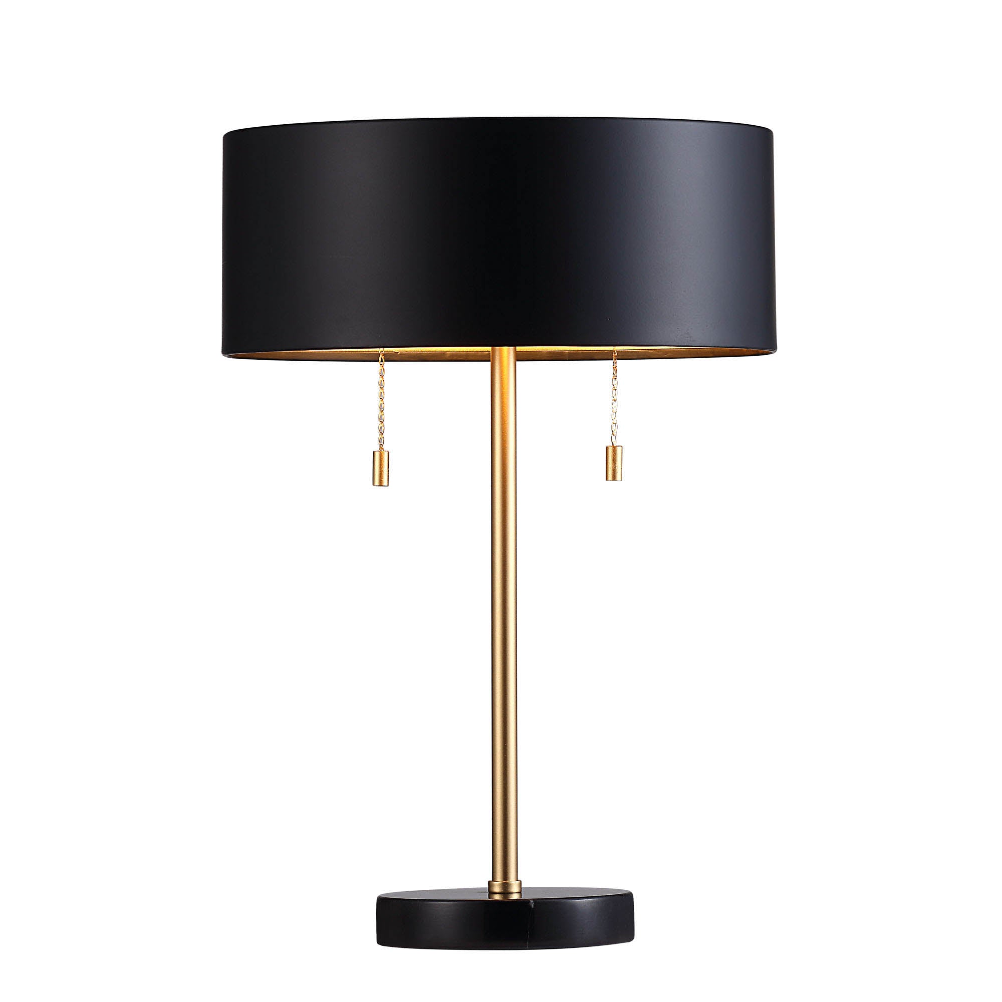Gillian 17" Length Table Lamp, Black - Angle Image - LPT1223