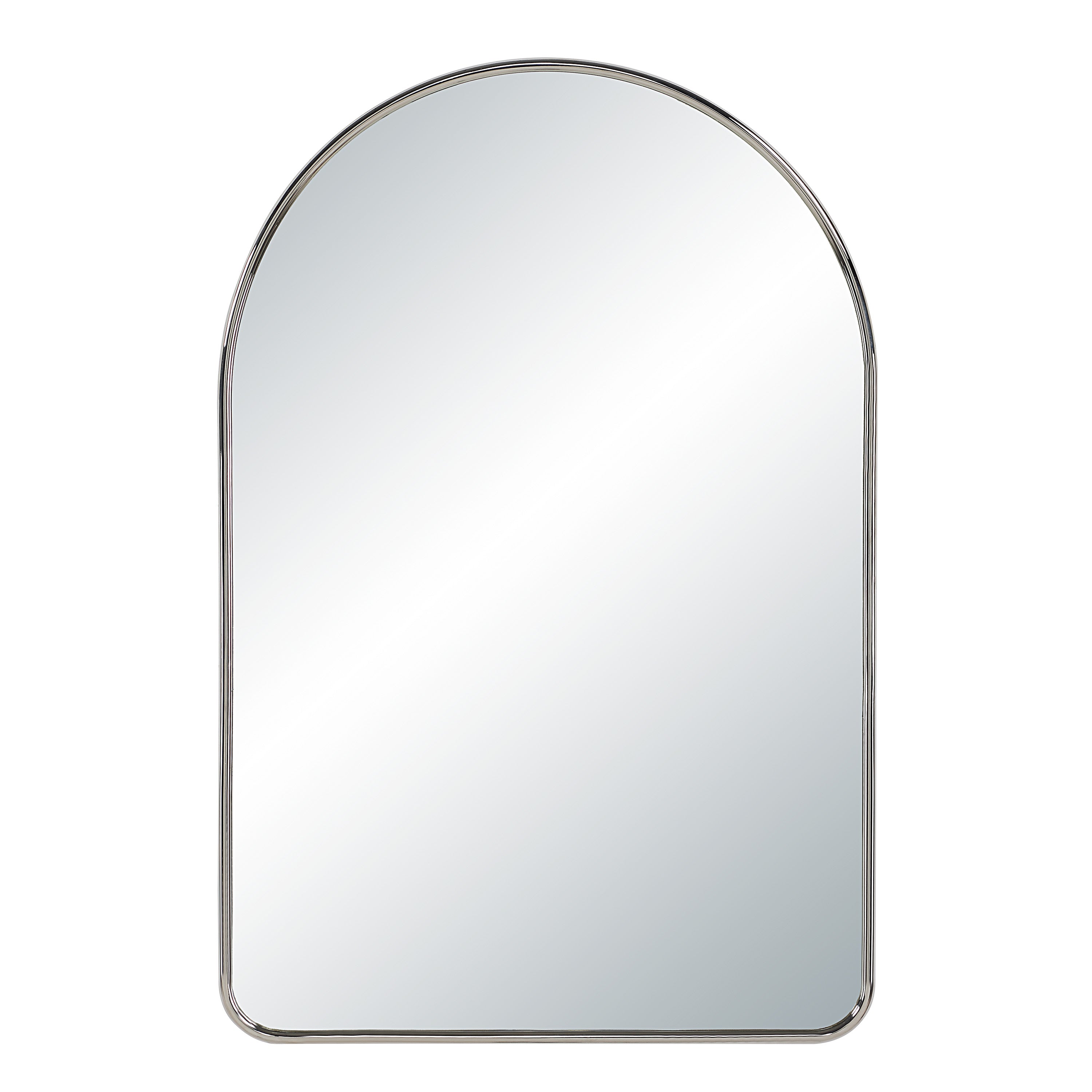 Cassis 36" H x 24" W Wall Mirror, Silver - Main Image - MT2725