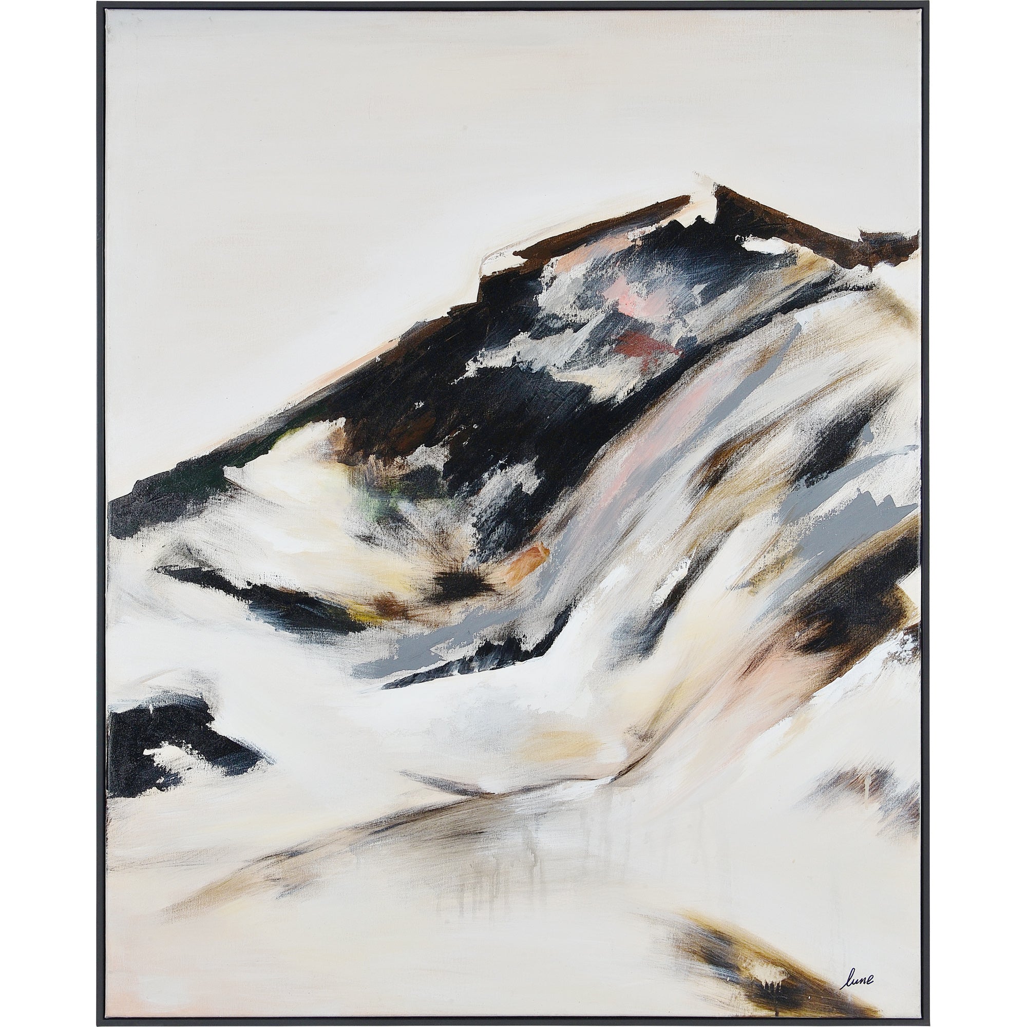 Infusion 40" Wide Canvas Art, Black - Main Image - OL1985