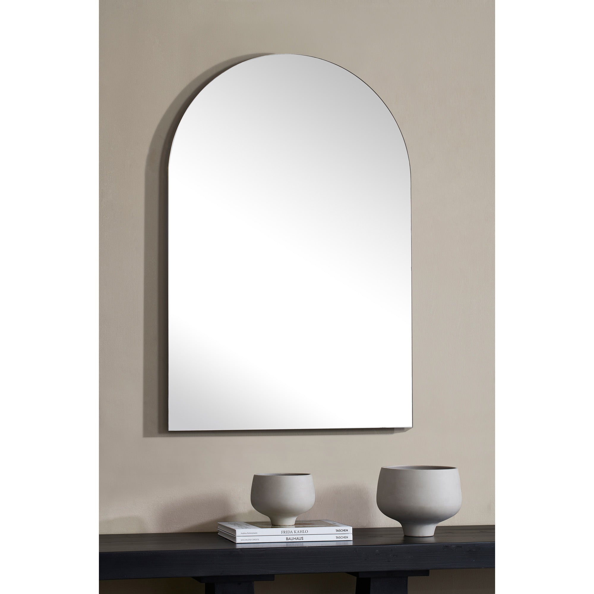 Faiza 35.5" Tall Arch Wall Mirror - Lifestyle Image - MT2504