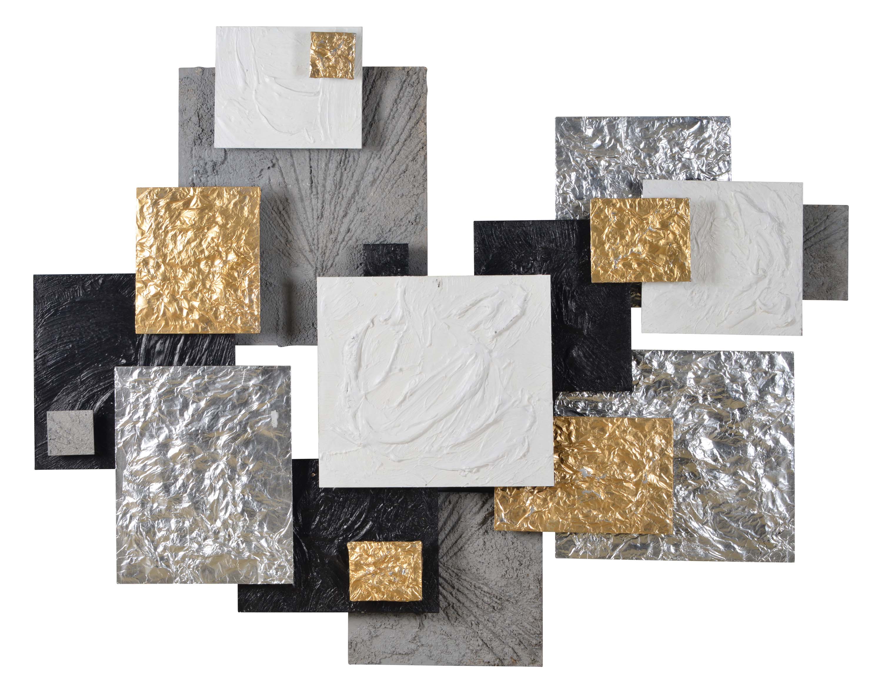 Warberry 49" Wide Wall Art, Gold - Main Image - W6498