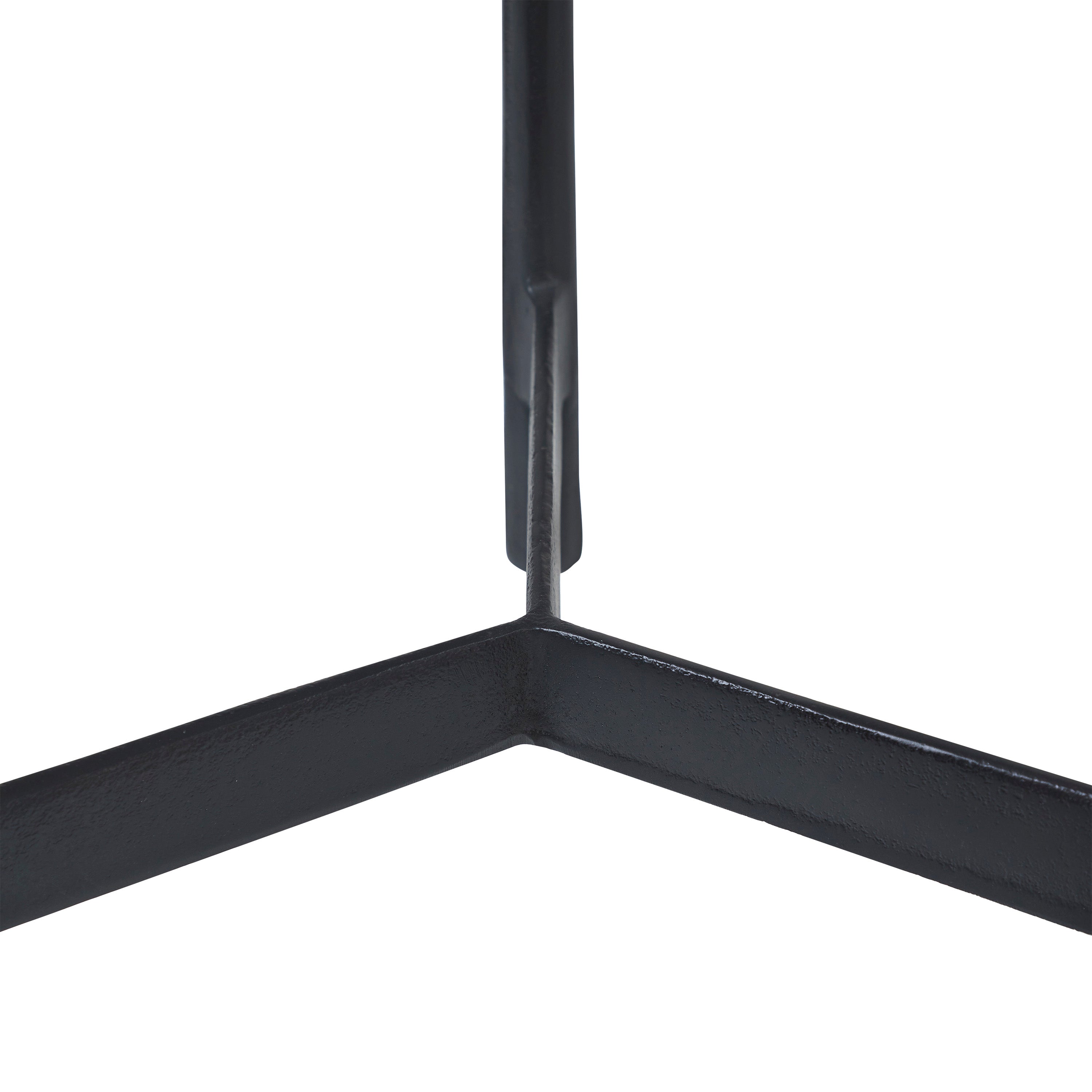 Avila Indoor Cast Aluminum Side Table, Black - Additional Image 3 - TA500