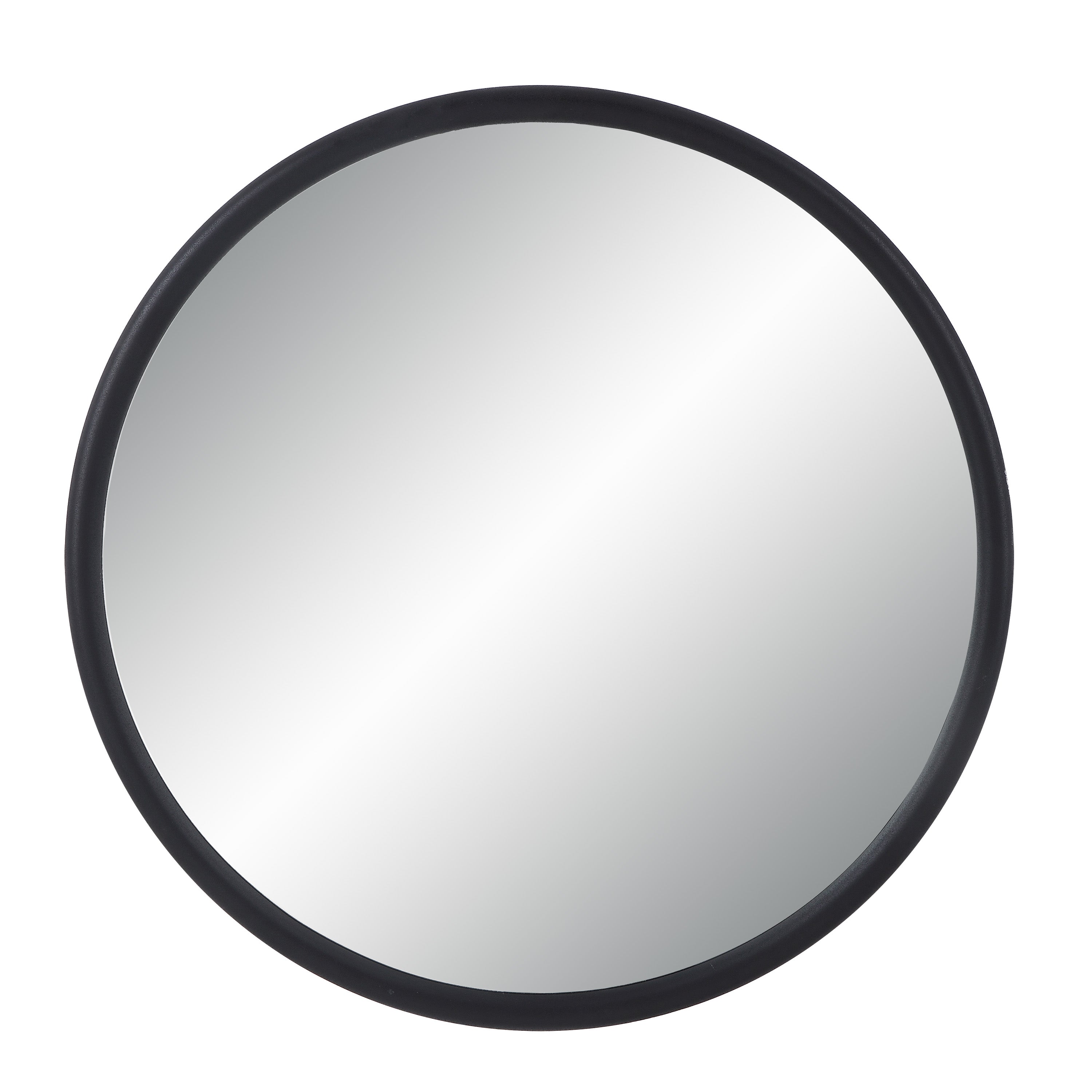 Namur 36" Tall Round Mirror, Matte Black - Main Image - MT2630