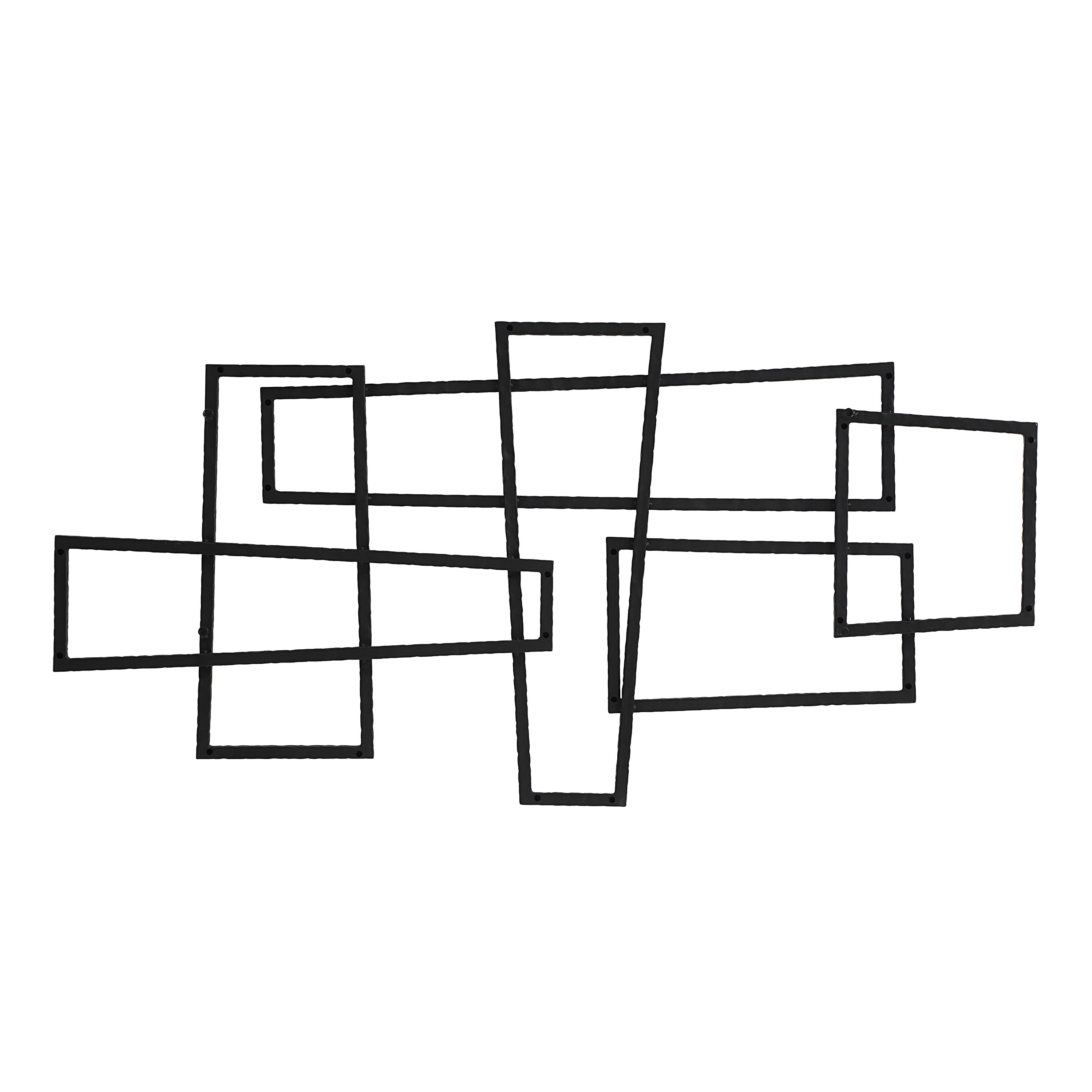 Bodkin 60" Wide Wall Decor, Black - Backing Image - W6765