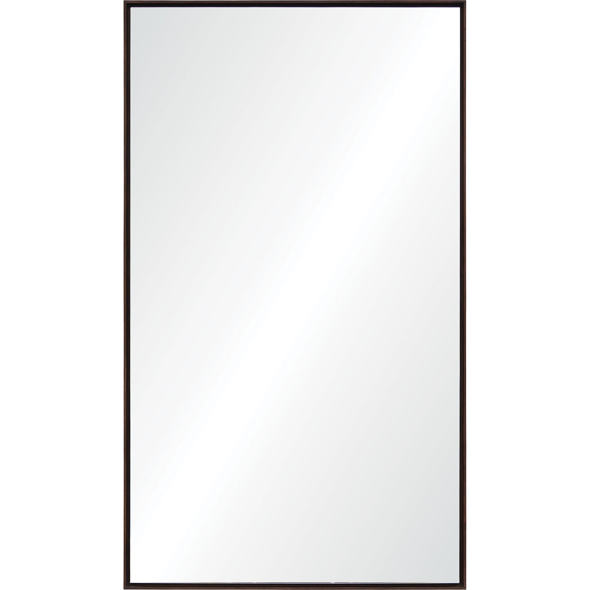 Anjalina 83" Tall Rectangle Full Length Mirror, Brown - Main Image - MT2148