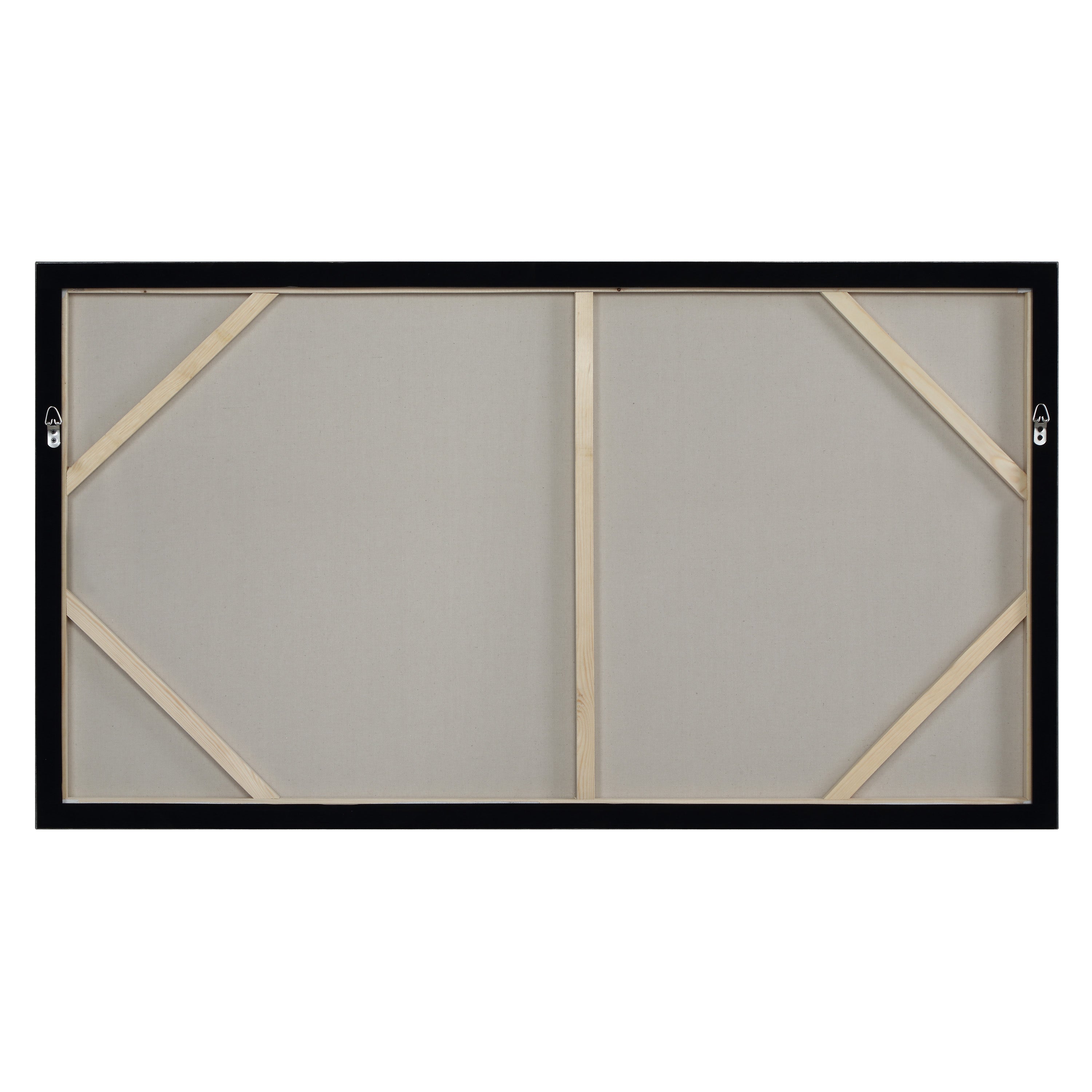 Romi 30" H x 55" W Canvas Art, Grey - Backing Image - OL2203