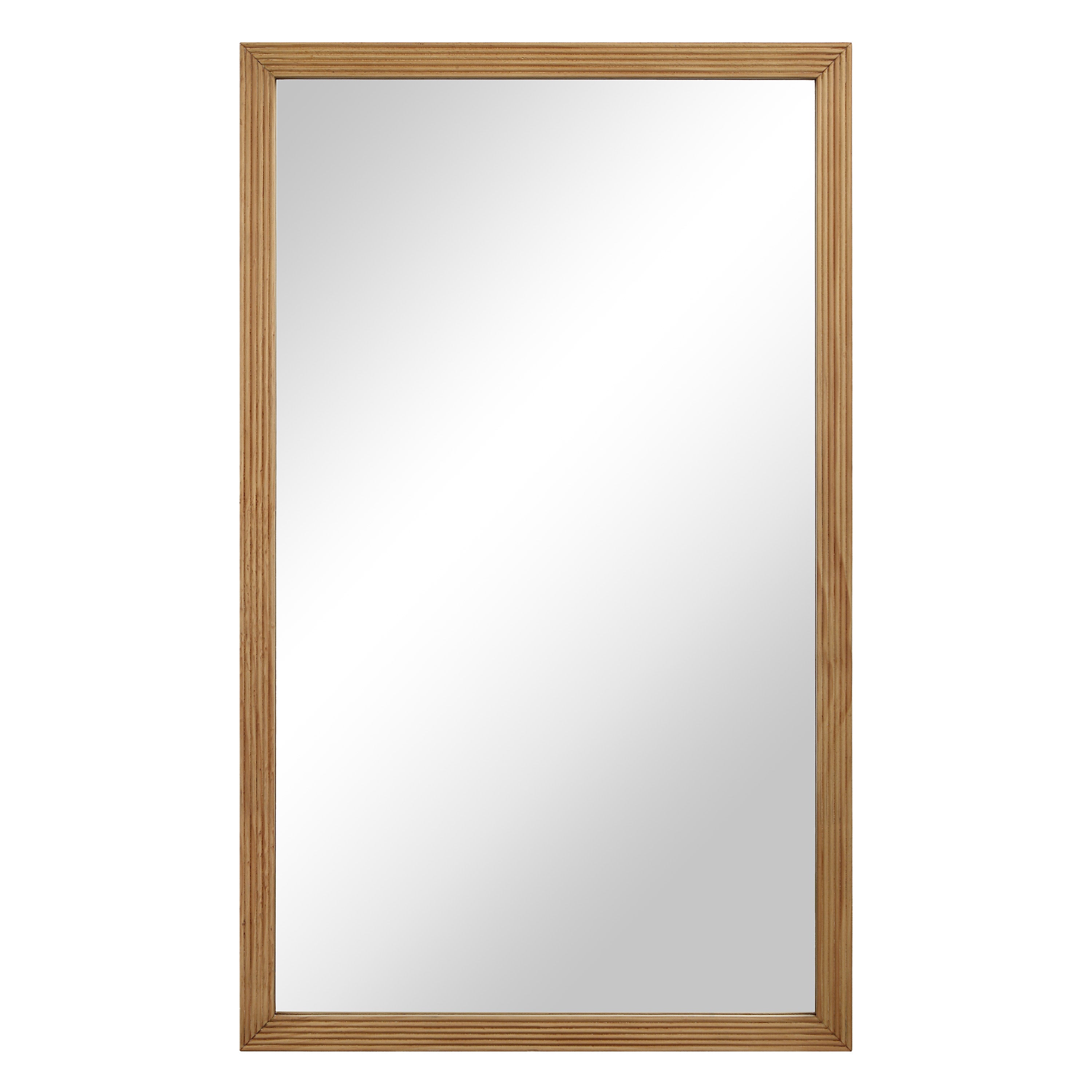 Salia 40" H x 24" W Wall Mirror, Brown - Main Image - MT2708