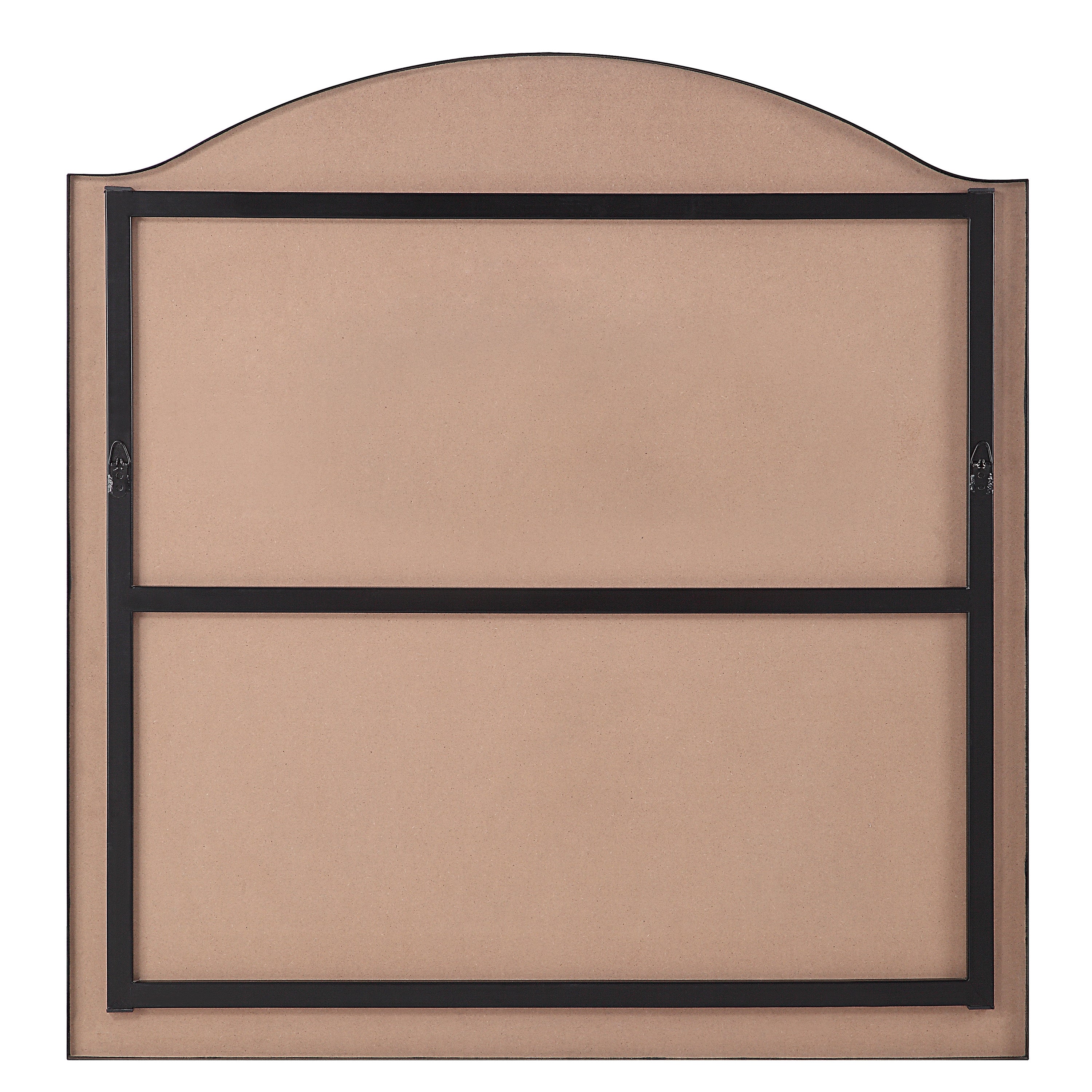 Bandon 40" Tall Arch Wall Mirror, Black - Backing Image - MT2642