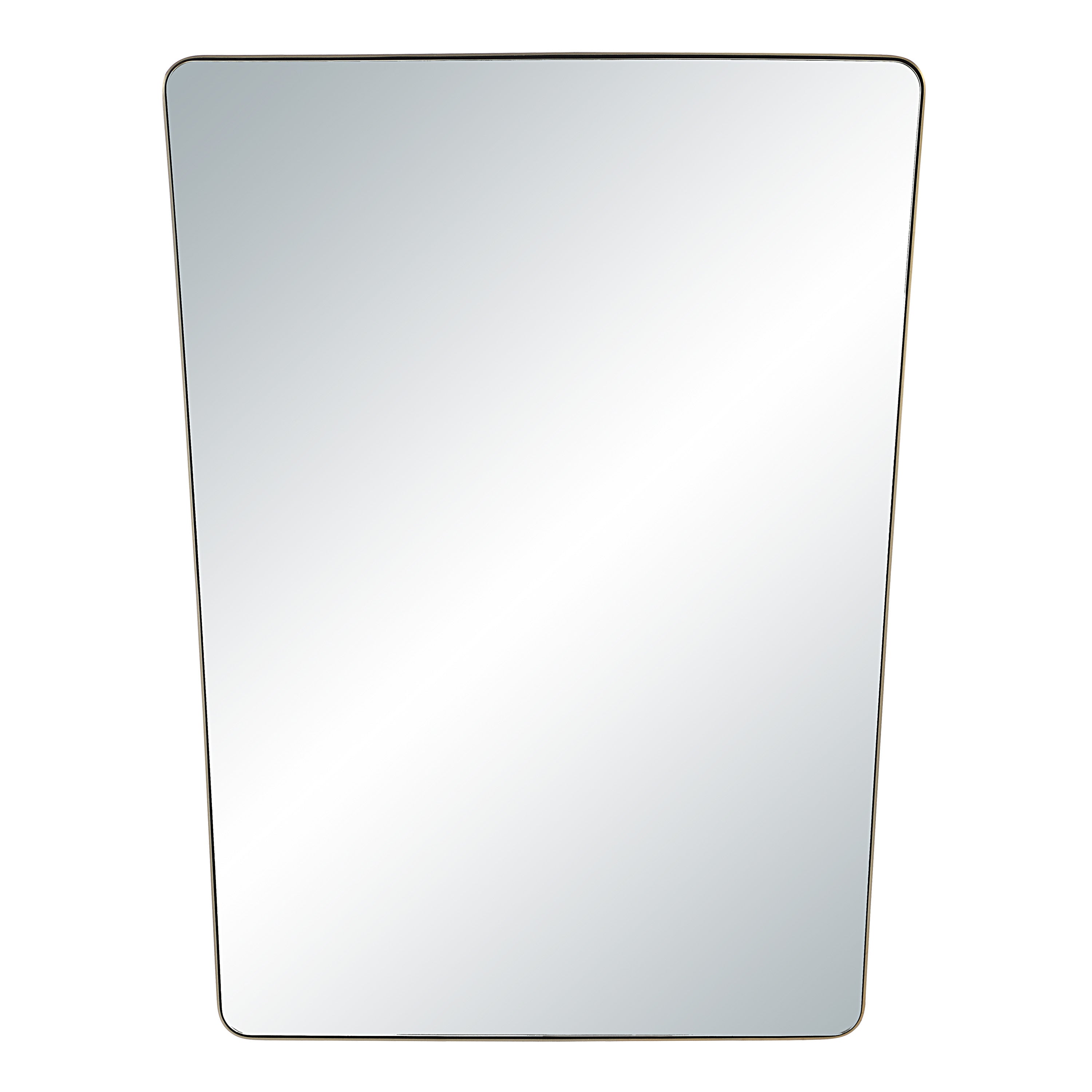 Mily 36" H x 28" W Wall Mirror, Yellow - Main Image - MT2728