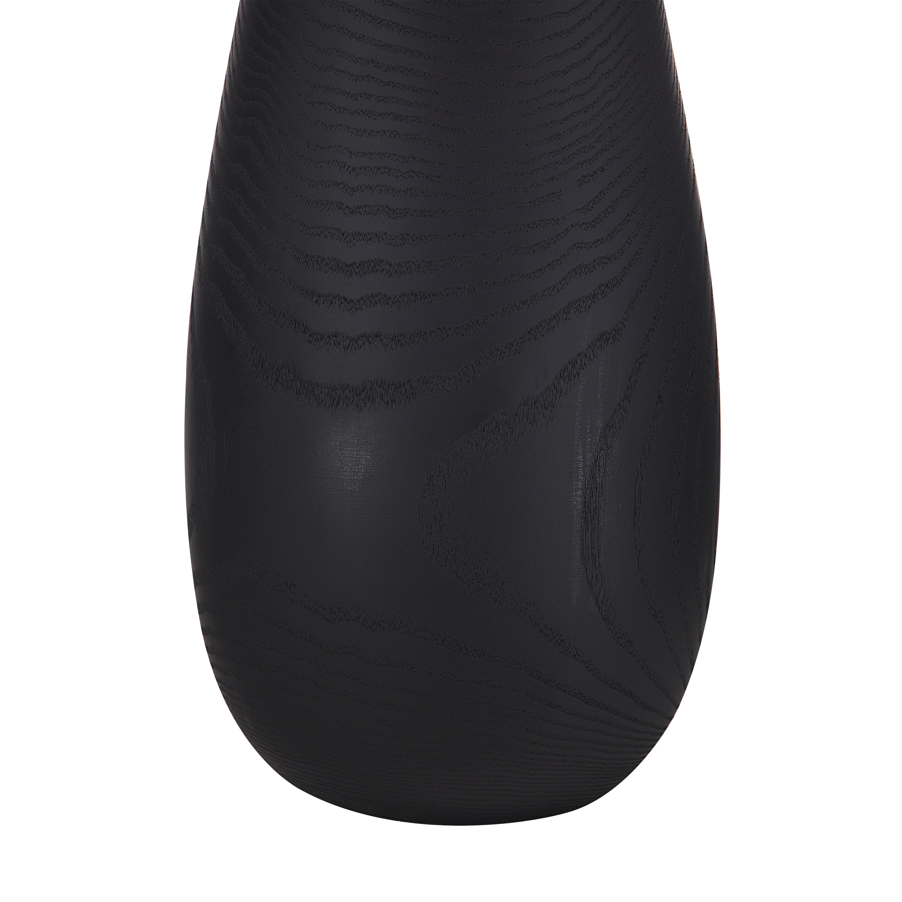 Tala 30" Tall Powder Coated Matte Black Iron Table Lamp with Tapered Linen Shade - Detail Image - LPT1261