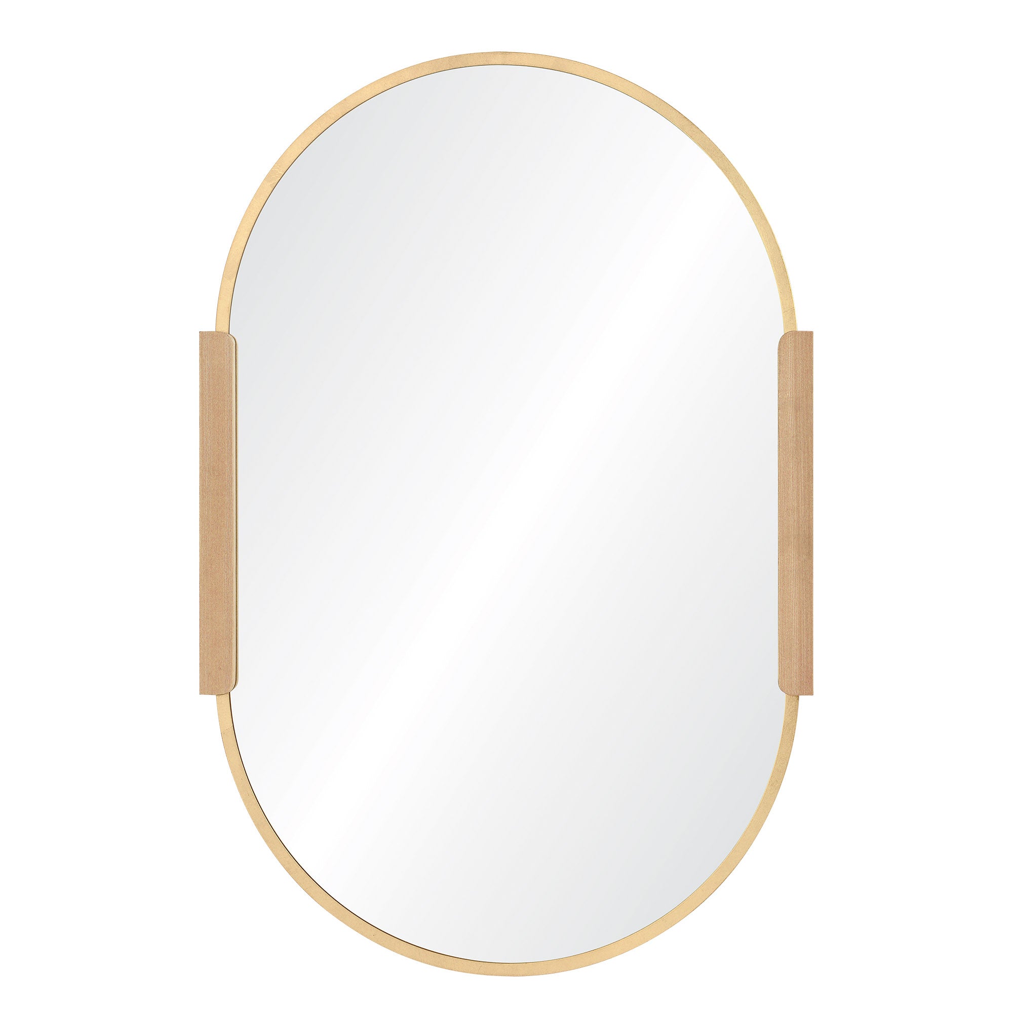 Kerianne 41" Tall Oval Wall Mirror, Yellow - Main Image - MT2556