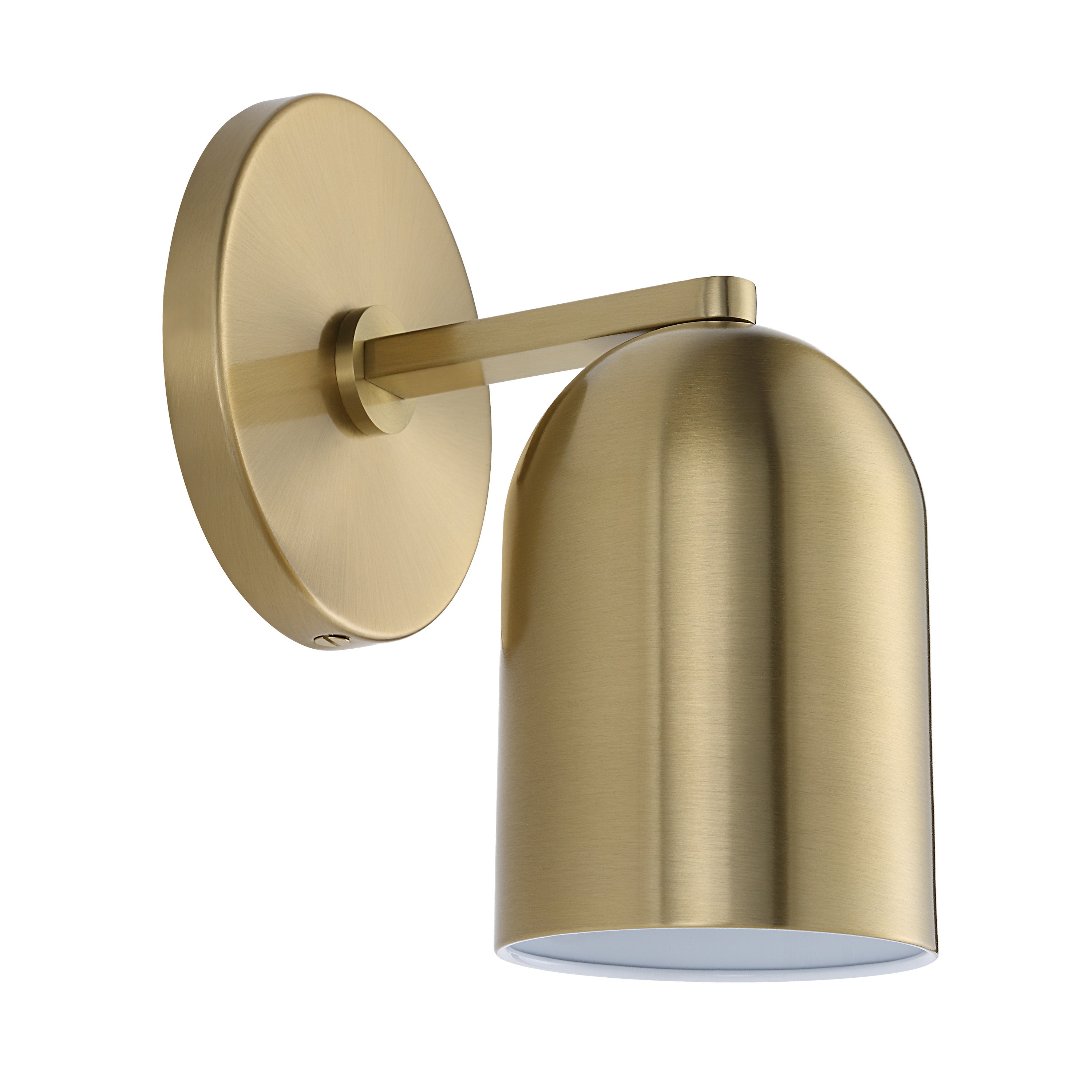 Vorona 8.25" Length Wall Sconce, YELLOW - Angle Image - WS154