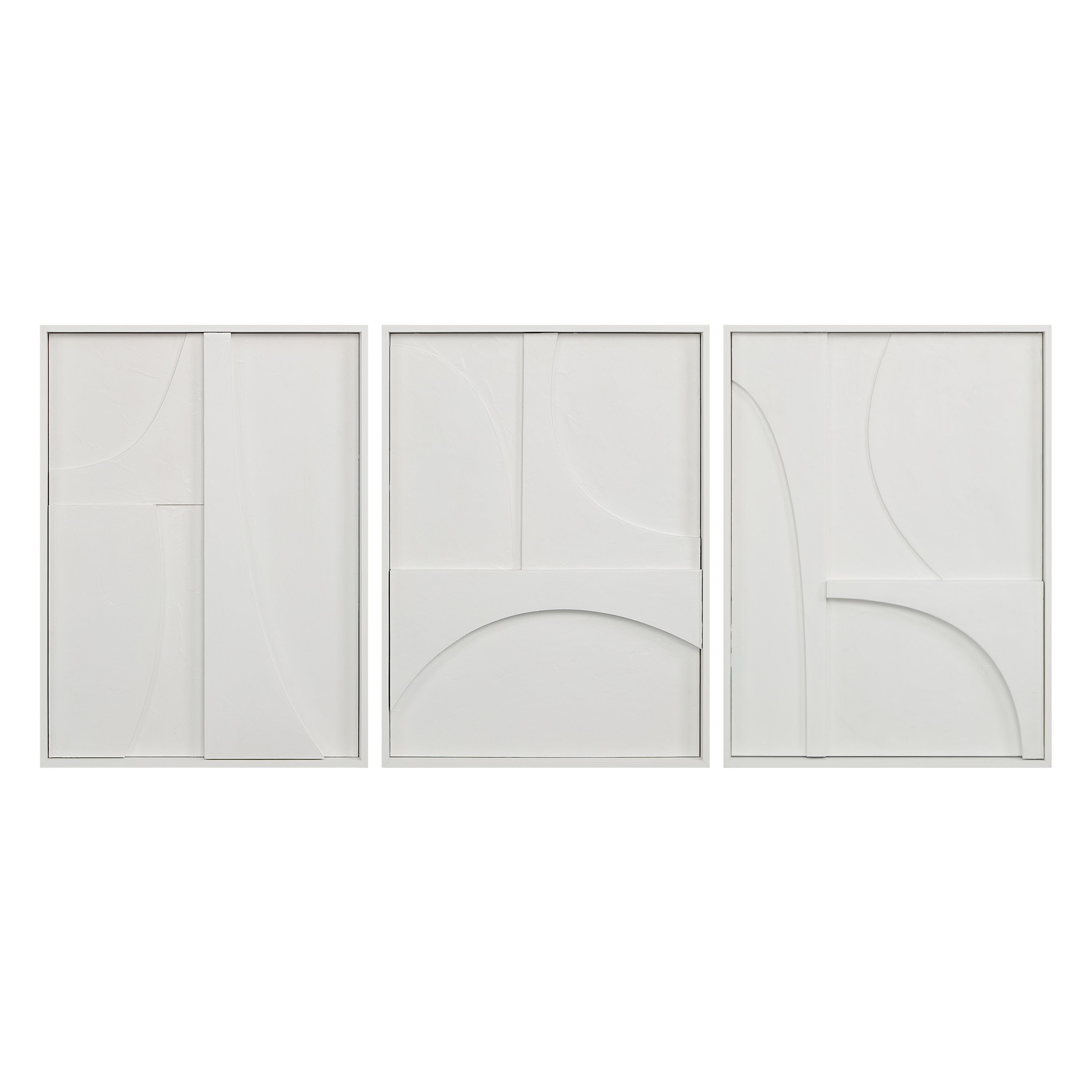 Marsh 18" Wide Wall Decor, Matte White - Main Image - W6756