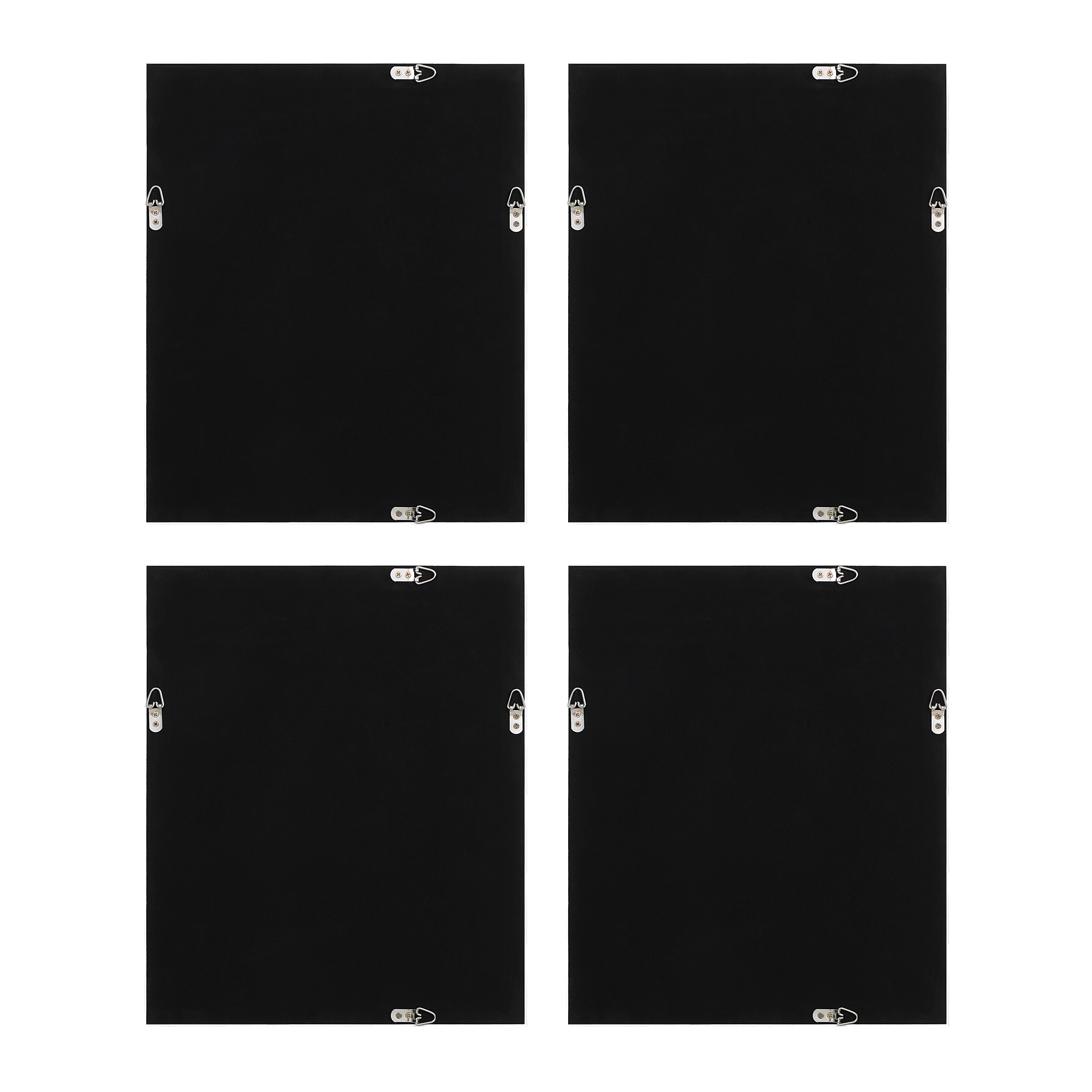 Ispra 19" Wide Wall Decor, Matte White - Backing Image - W6760