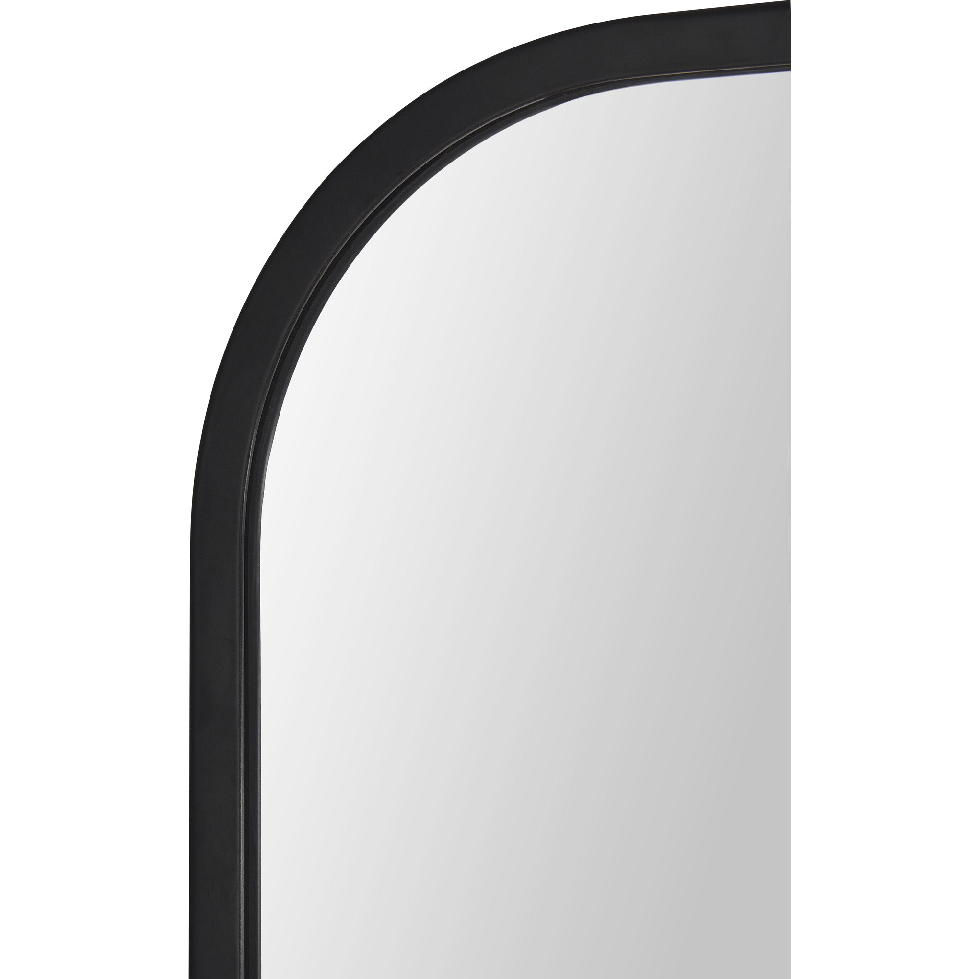 Jackline 36" Tall Rectangle Wall Mirror, Black - Detail Image - MT2511