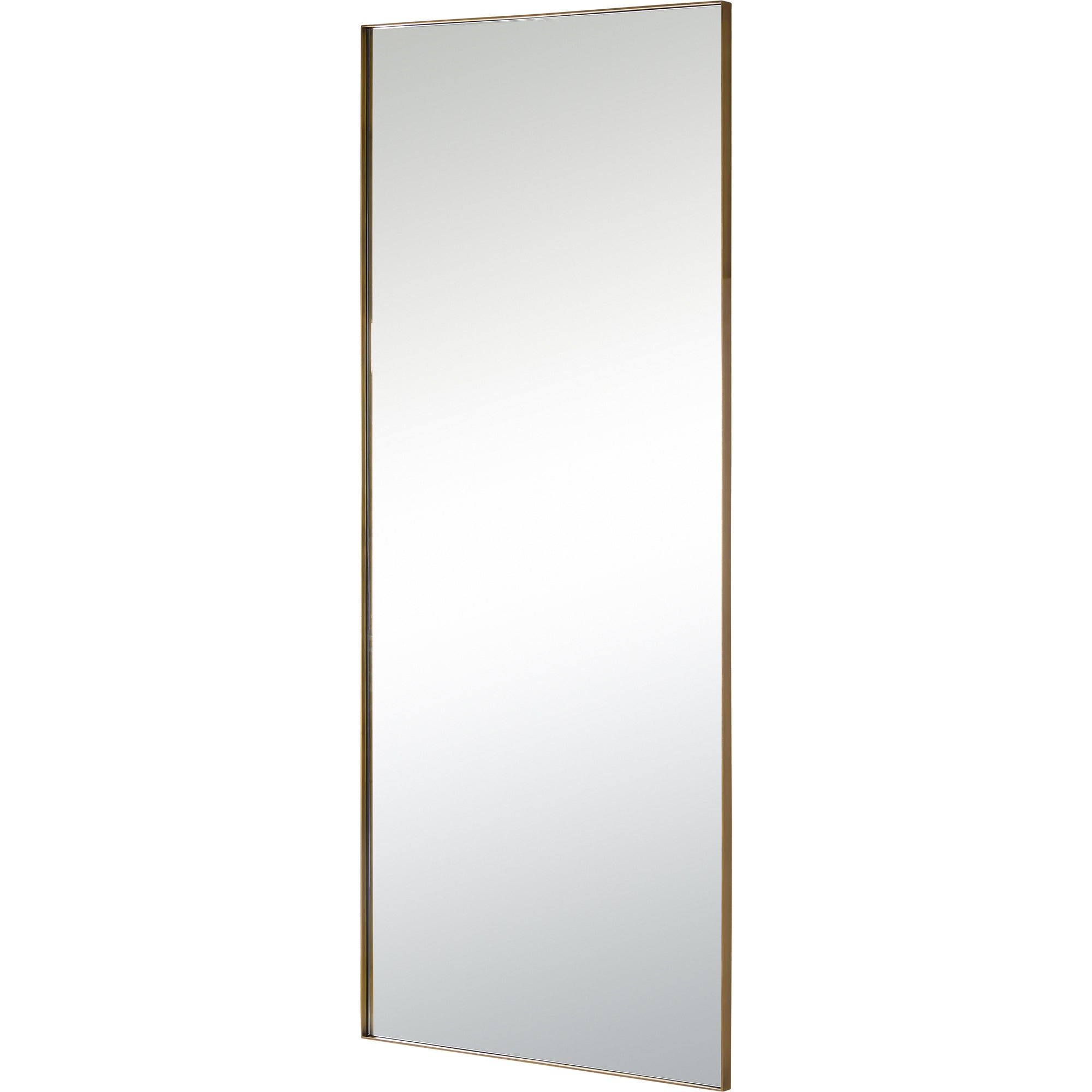 Northern 72" Tall Rectangle Wall Mirror, Yellow - Angle Image - MT2358