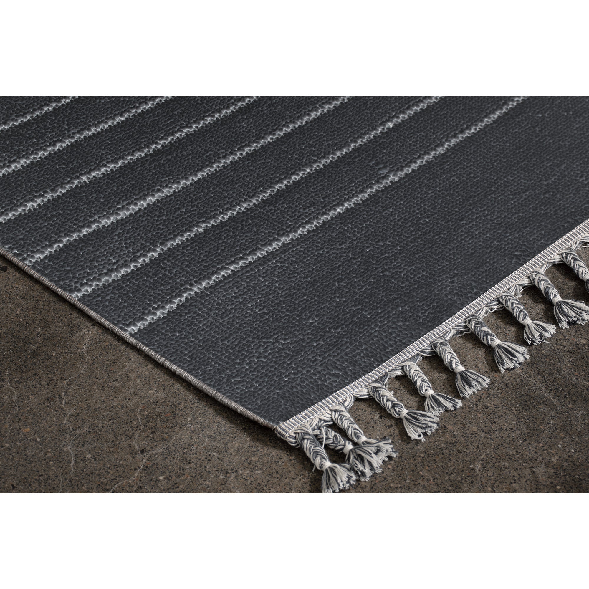 Ambrose 7'10 x 10'2 Power loomed Indoor Rug, Navy - Additional Image 1 - RAMB-10418-810
