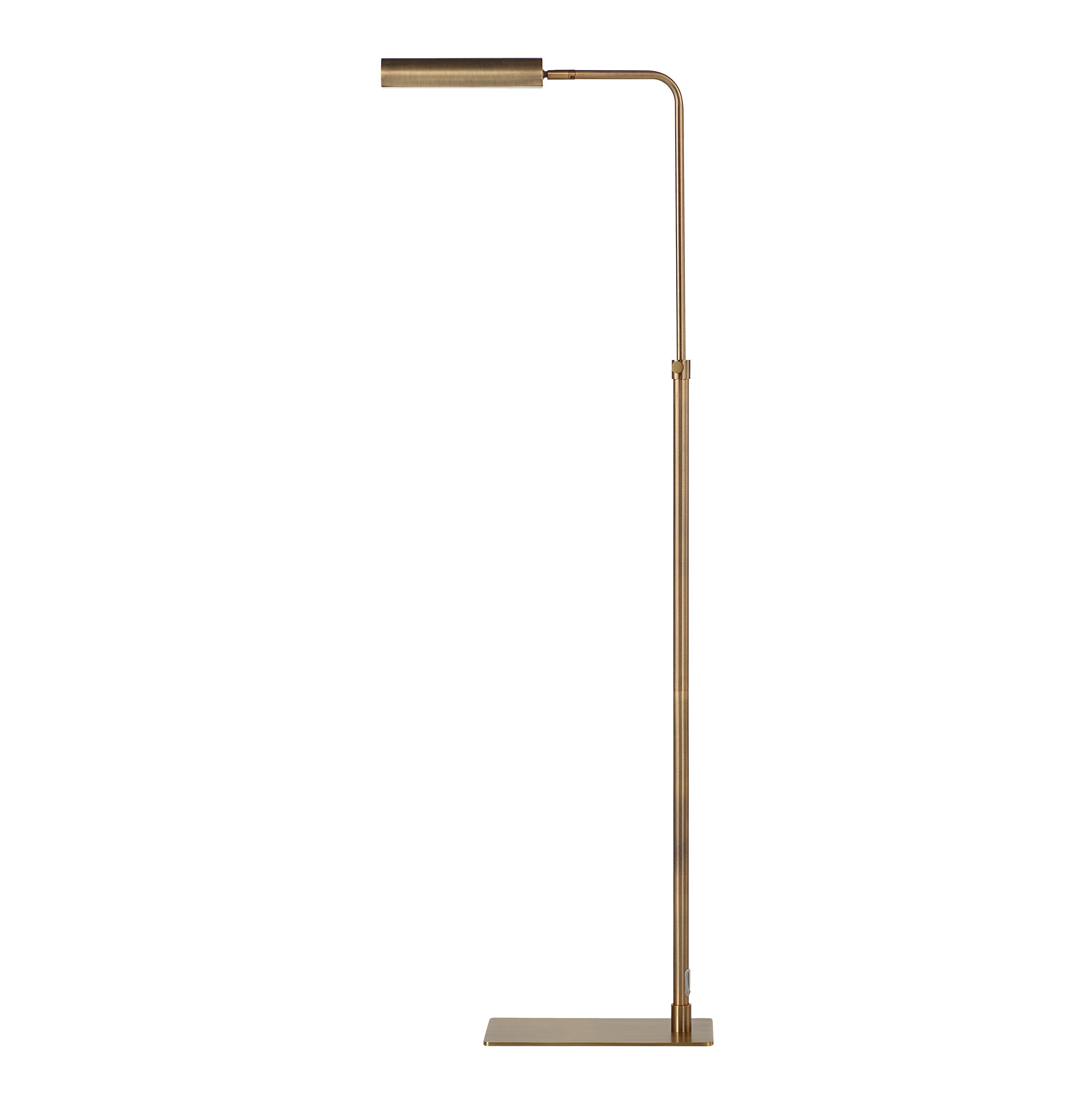 Kane 44.5" Height Floor Lamp, Yellow - Angle Image - LPF3157