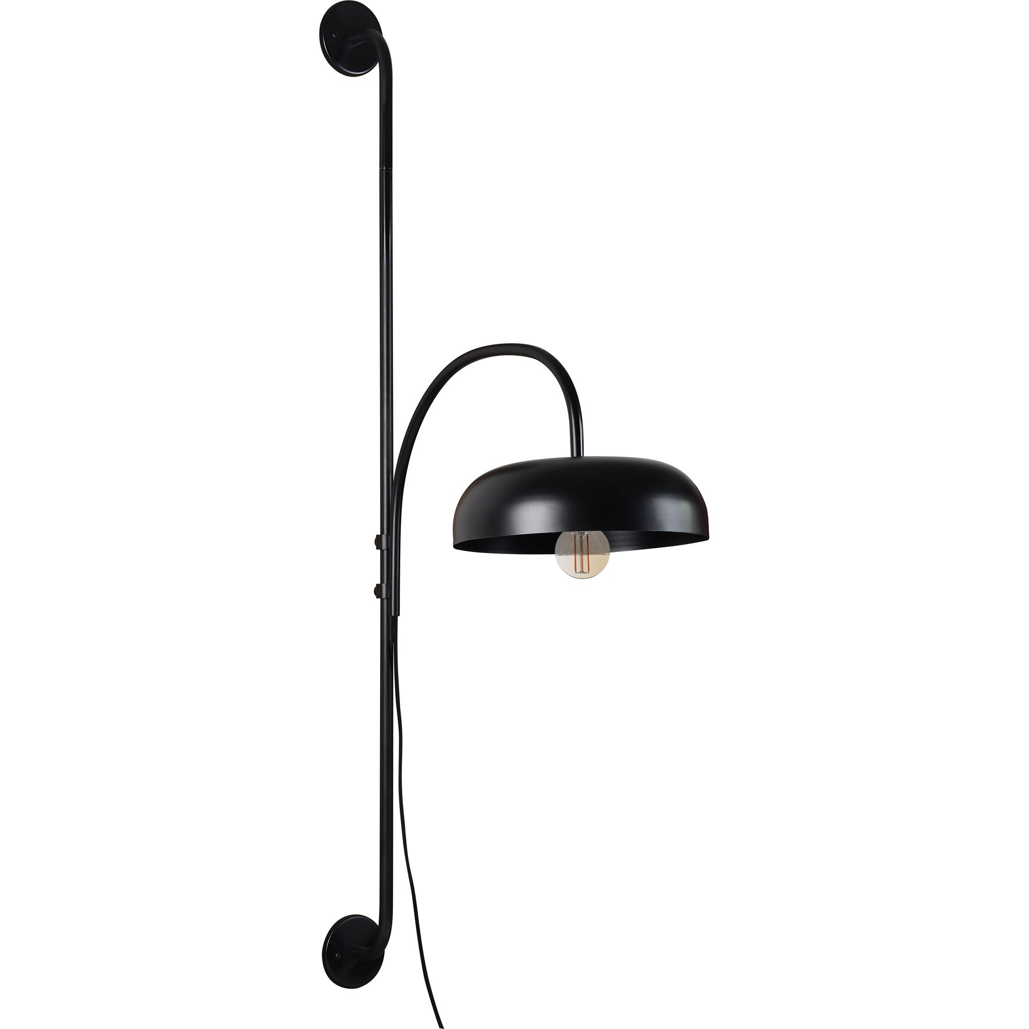 Draco 54.5" Length Wall Sconce, Black - Main Image - WS066
