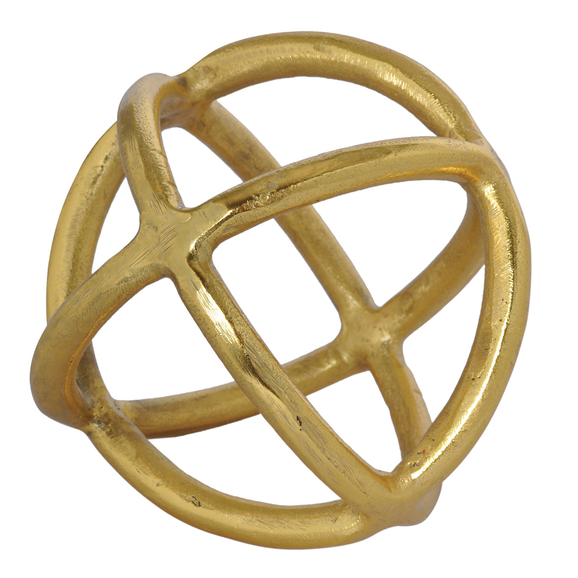 Azimuth Indoor Aluminum Statue, Gold - Detail Image - STA327