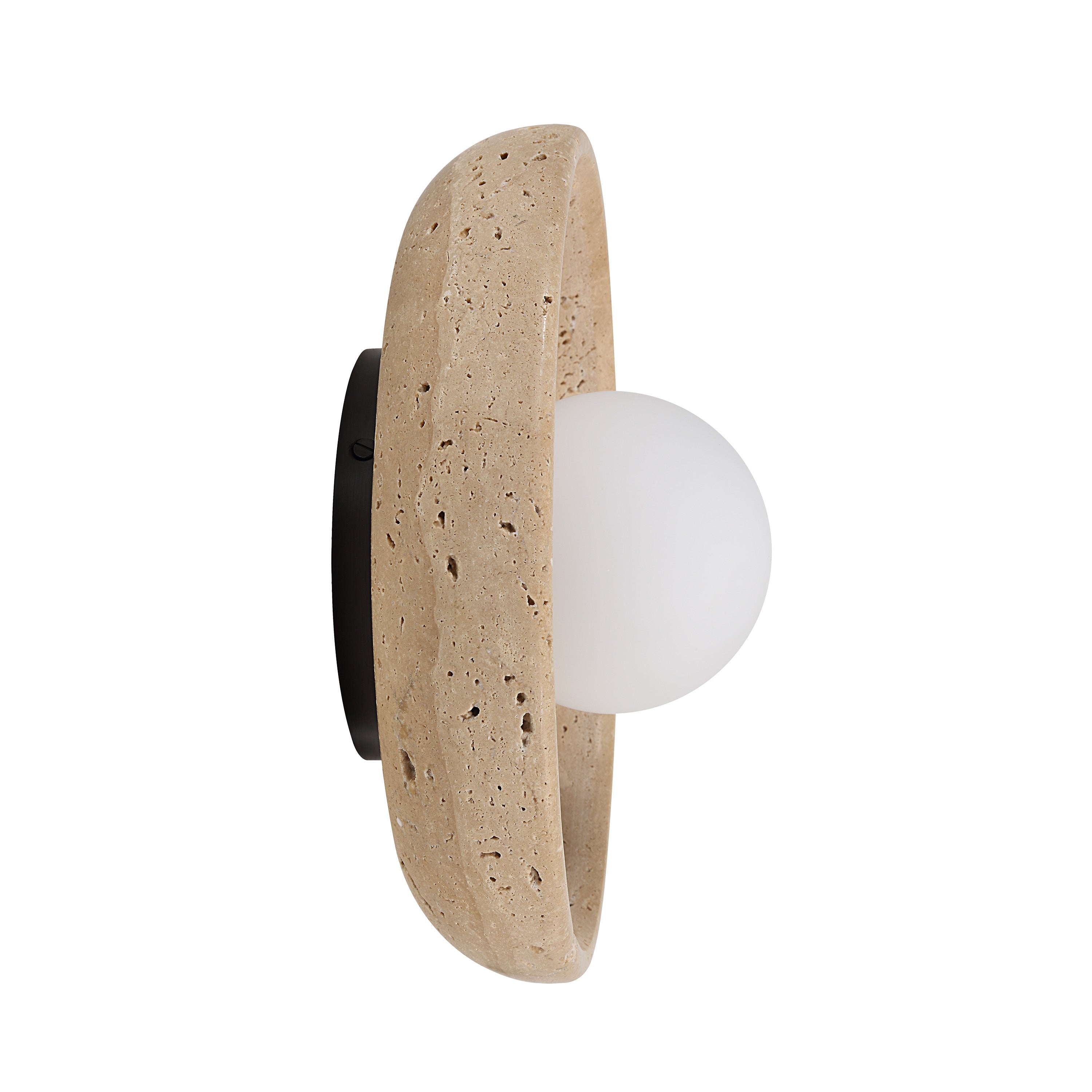Myrtos 4.92" Height Wall Sconce, Beige - Additional Image 2 - WS155